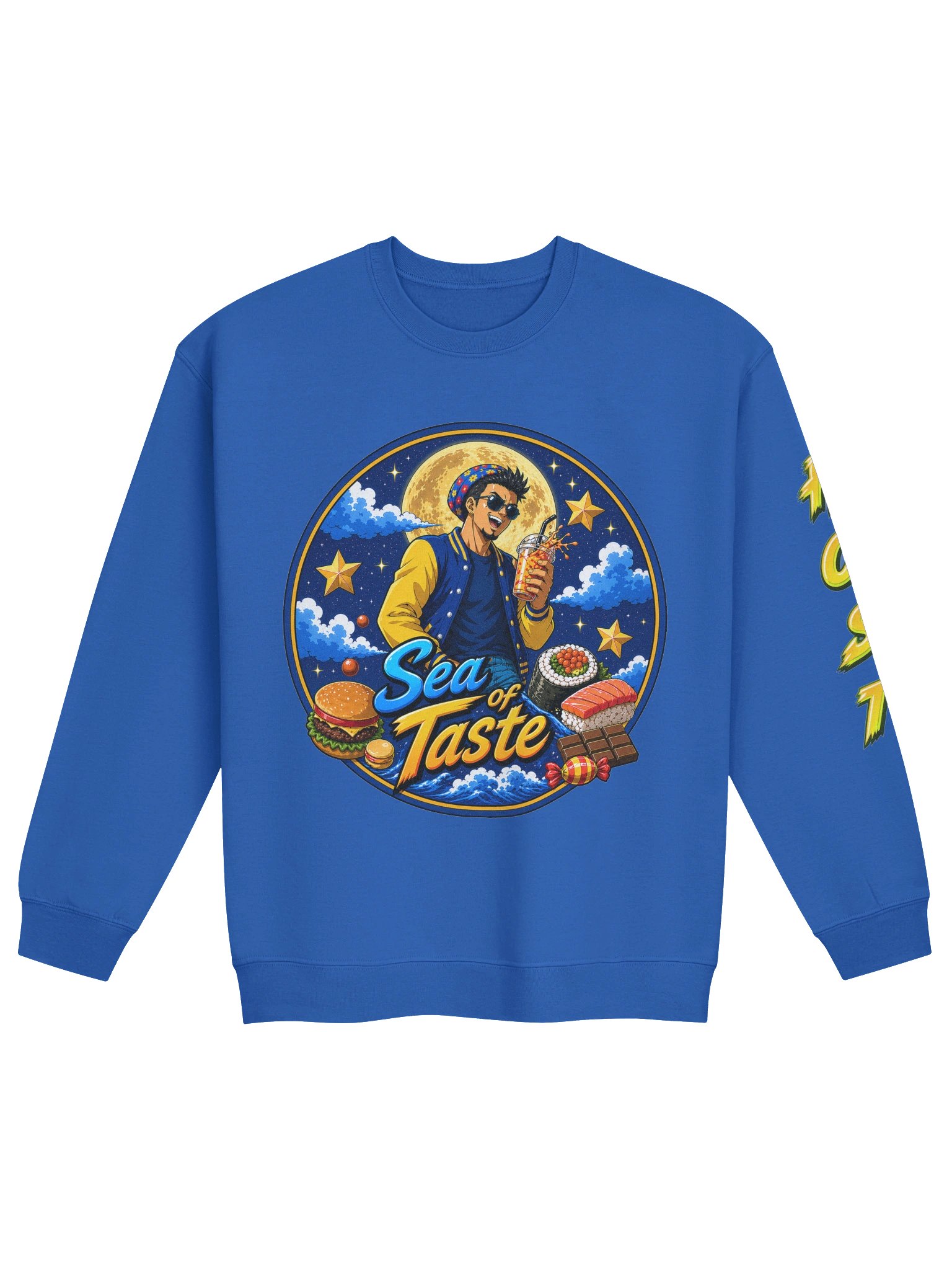 Sea of Taste | Moon Badge Crewneck product image (1)