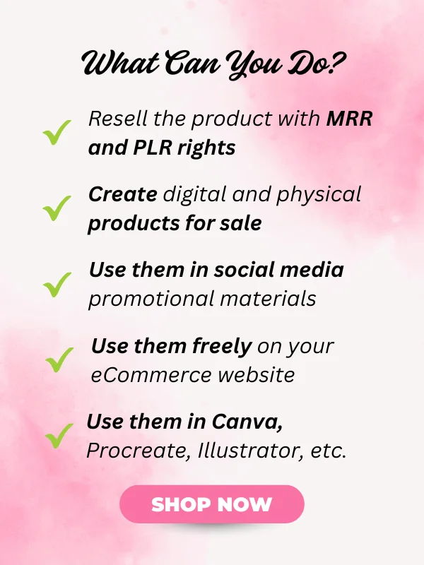 MRR/PLR Kawaii Spring Clipart Bundle product image (6)