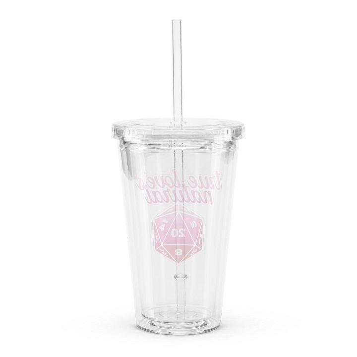 Nat20 - Clear Plastic Tumbler product image (2)