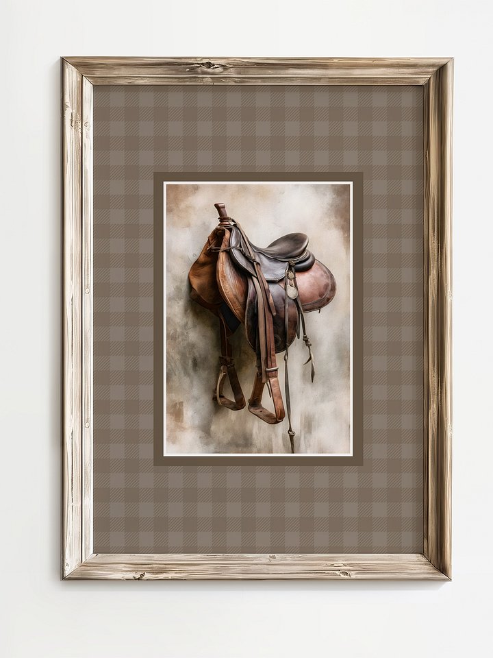 Equestrian Saddle Print product image (1)