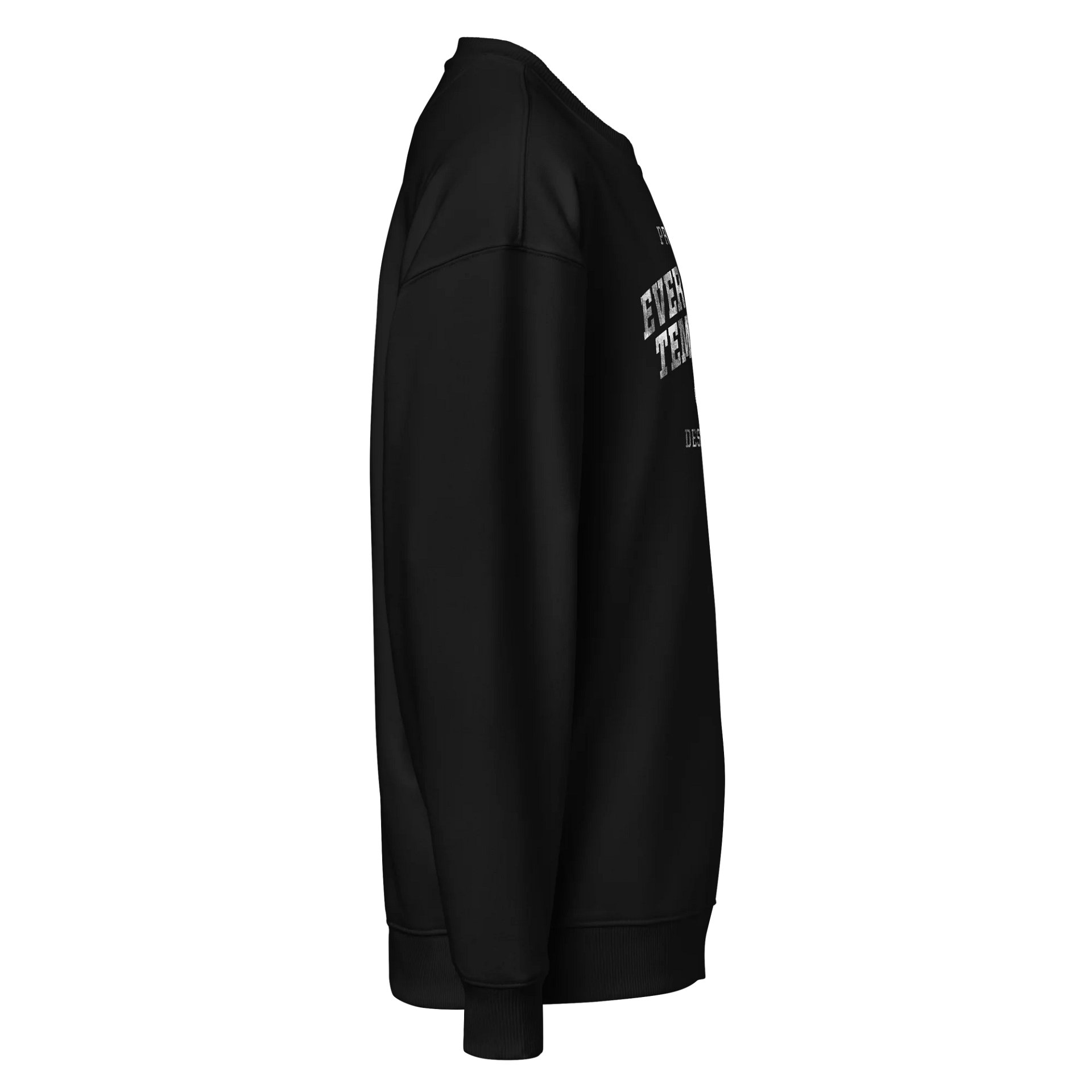 Uni Oversized Sweater BLK product image (4)
