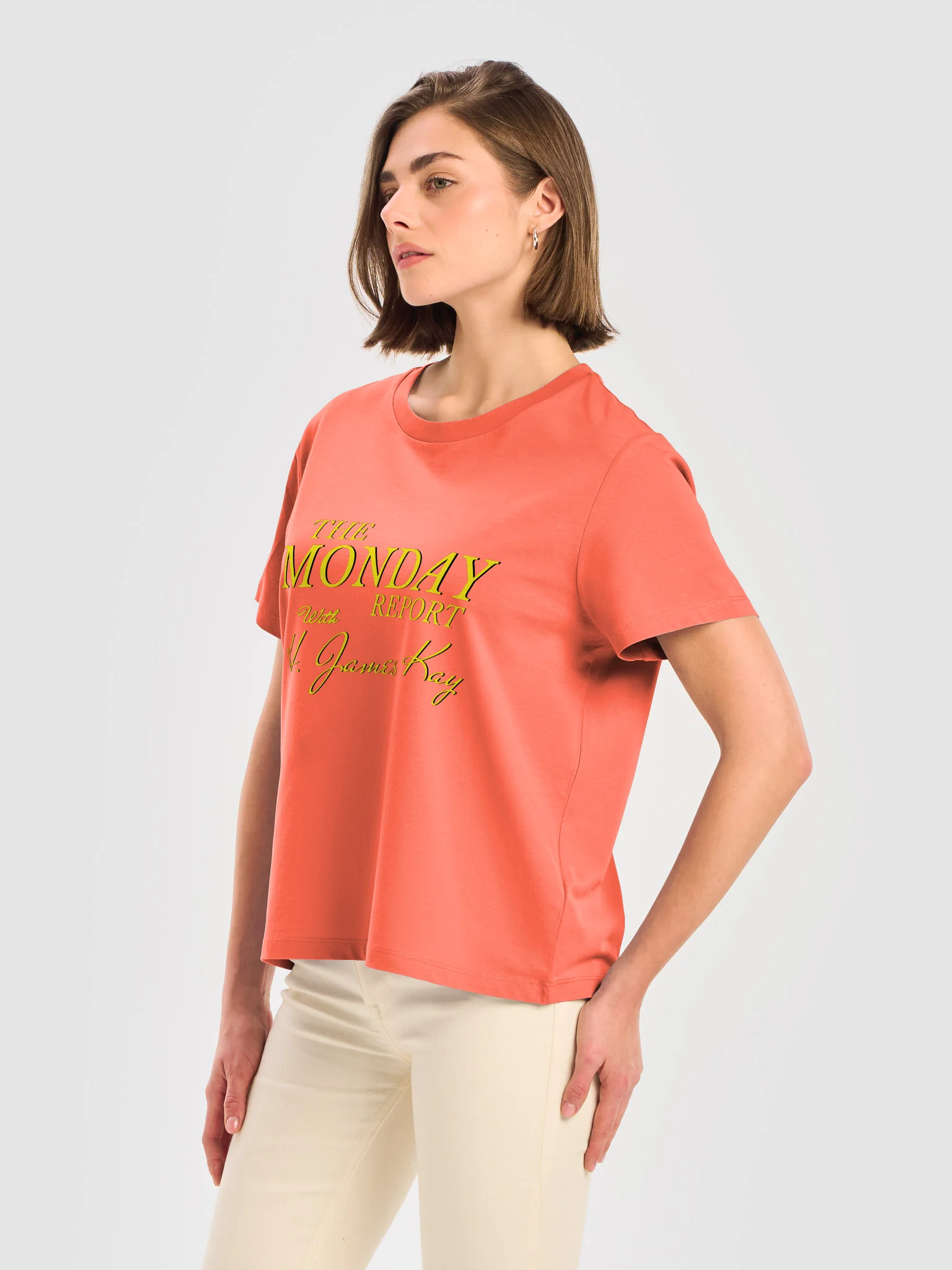 The Monday Report Ladies Tee Shirt product image (16)