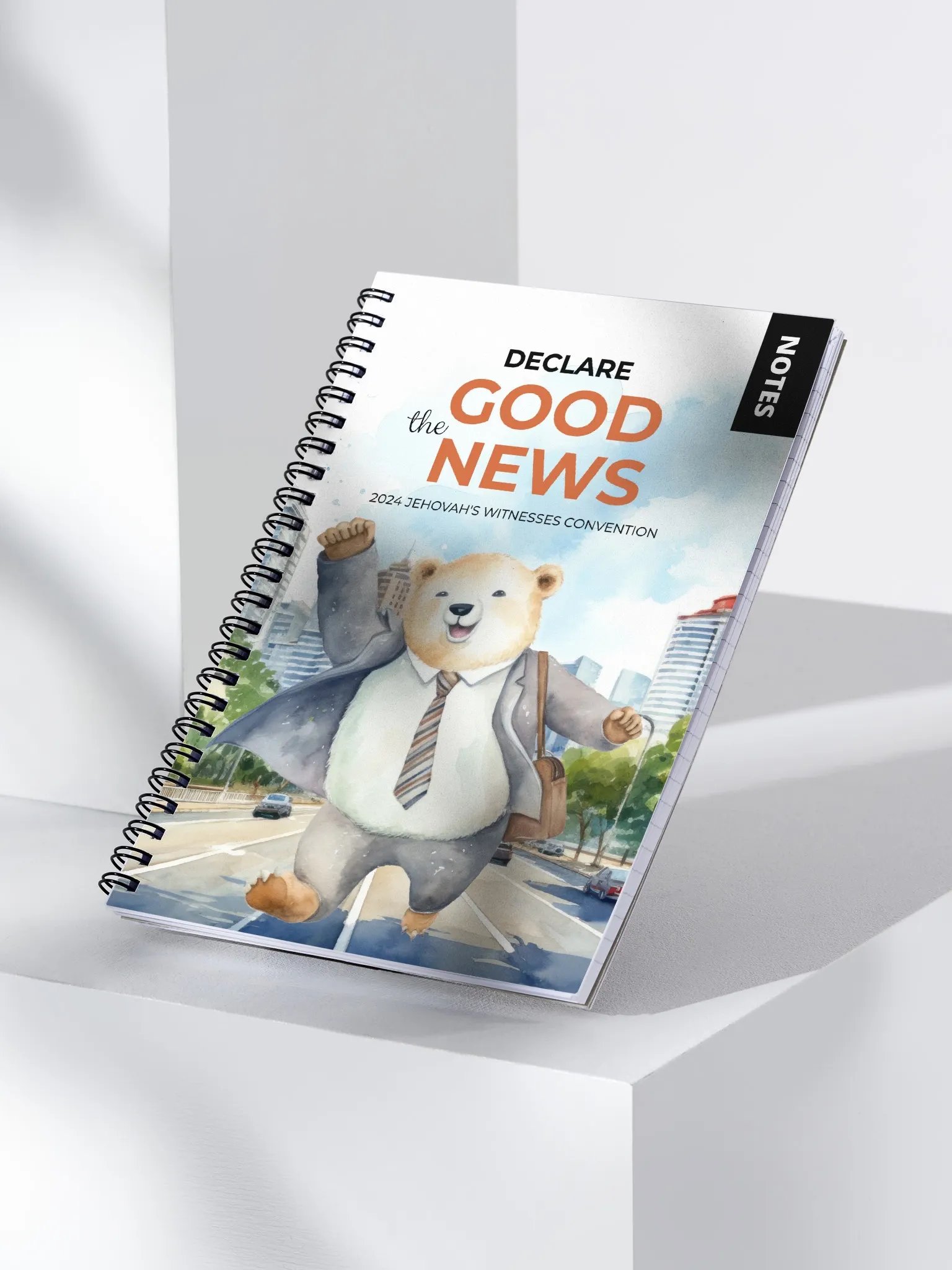 “Declare the Good News” Spiral Notebook – 2024 Jehovah’s Witnesses Convention Edition product image (3)