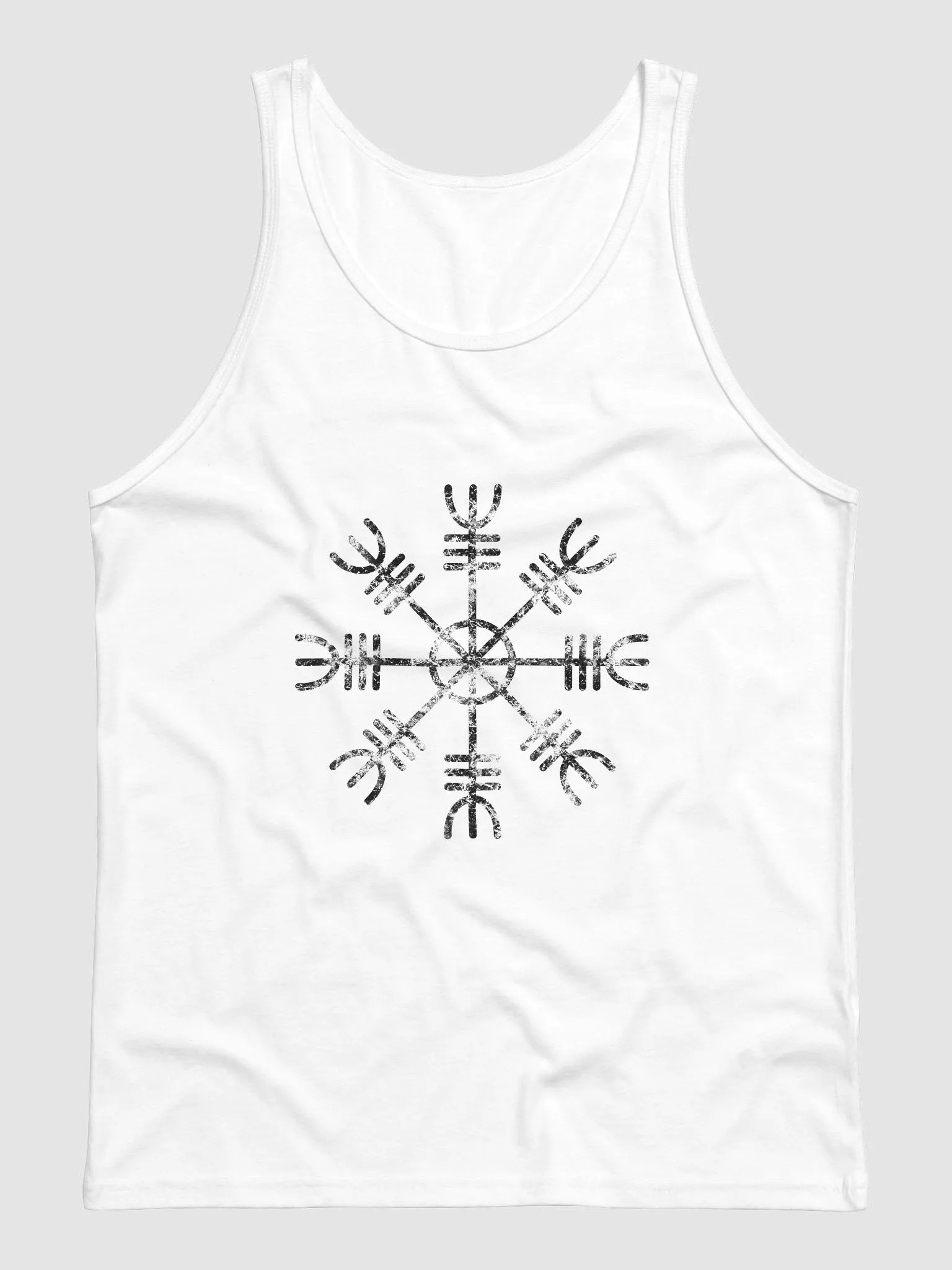 Helm of Awe Men's Tank Top White product image (1)
