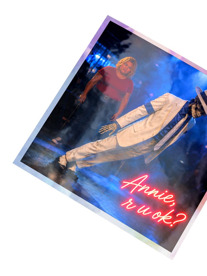 "Annie, r u ok?" Kiss-Cut Holographic Sticker Sheet product image (2)