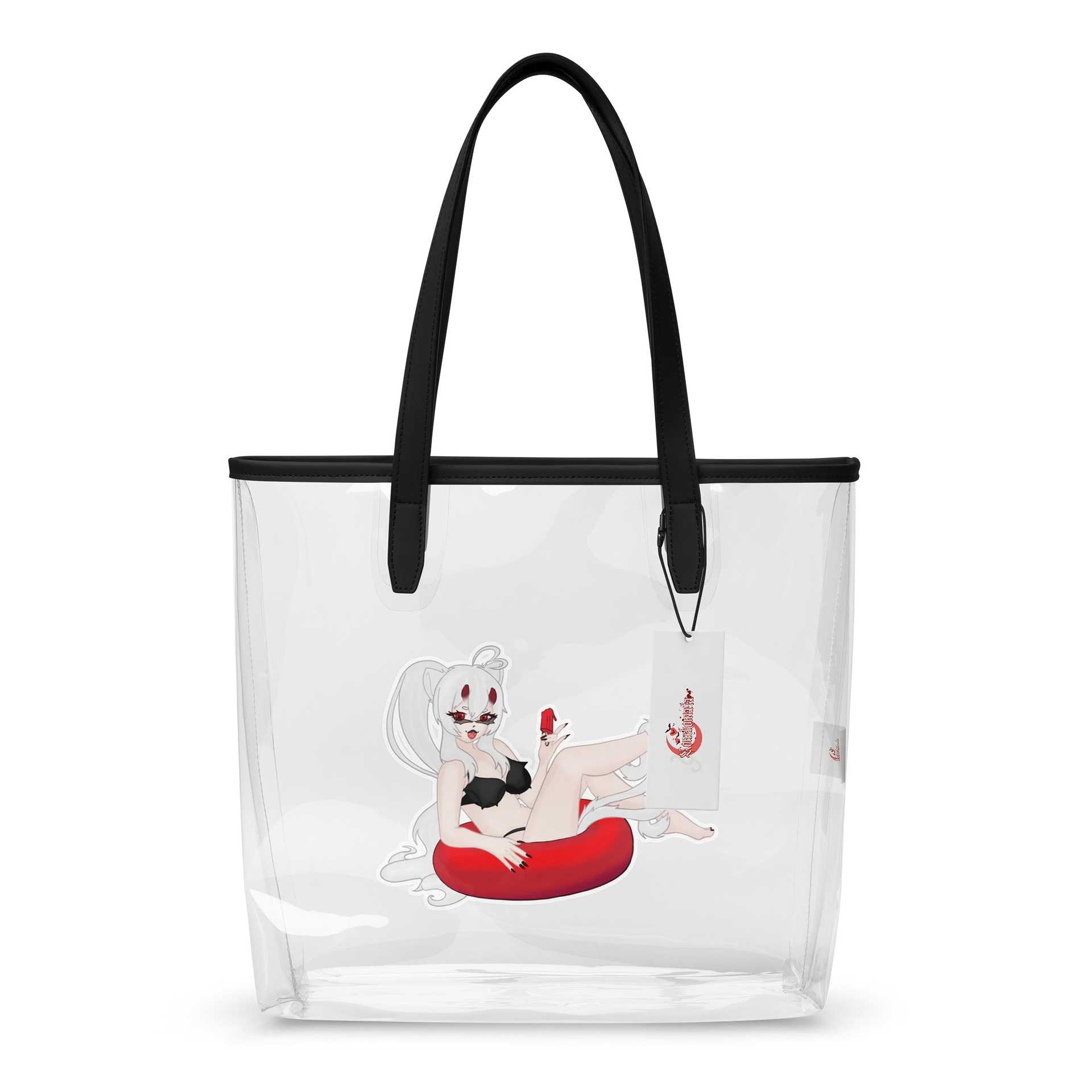 Floatie Neko Clear Plastic Tote product image (1)