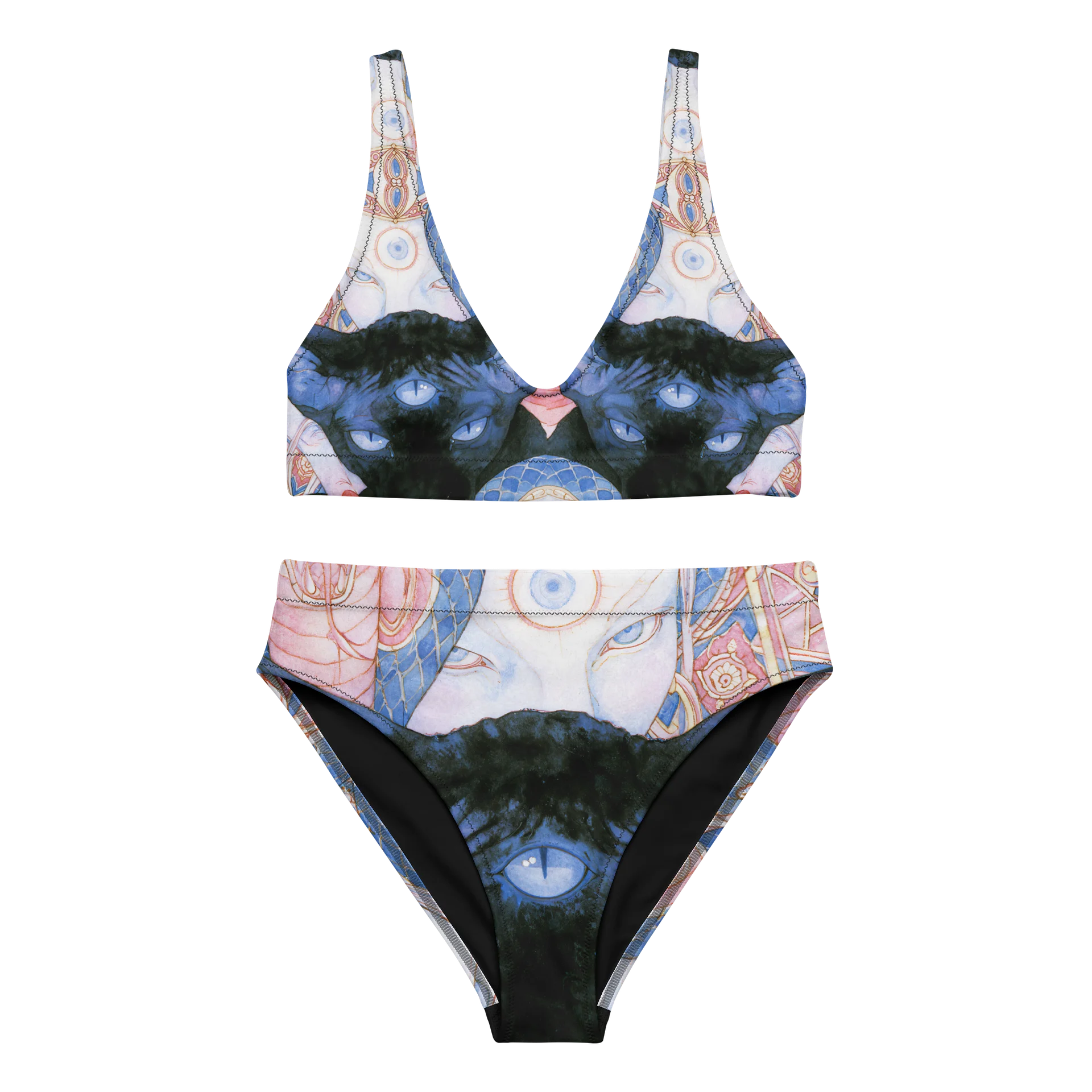 MAGIC CAT TWO PIECE BATHING SUIT (W) product image (3)