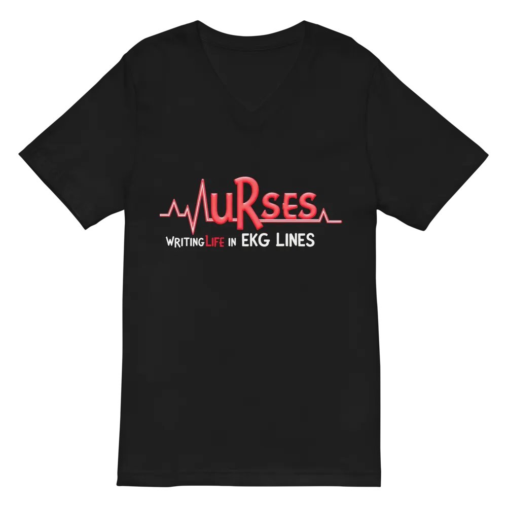 Life in EKG Lines V-Neck Tee product image (2)