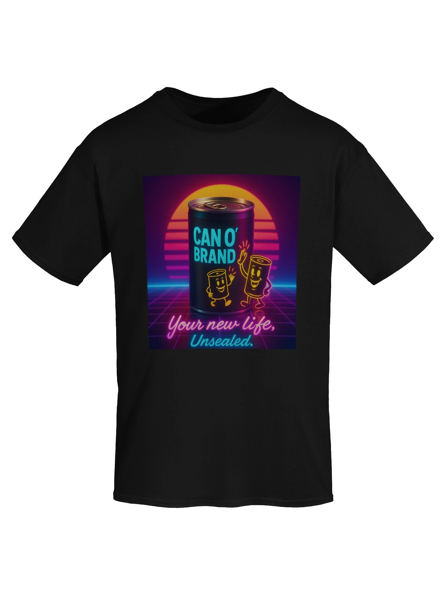 CAN O’ BRAND – Neon Retro Tee product image (7)