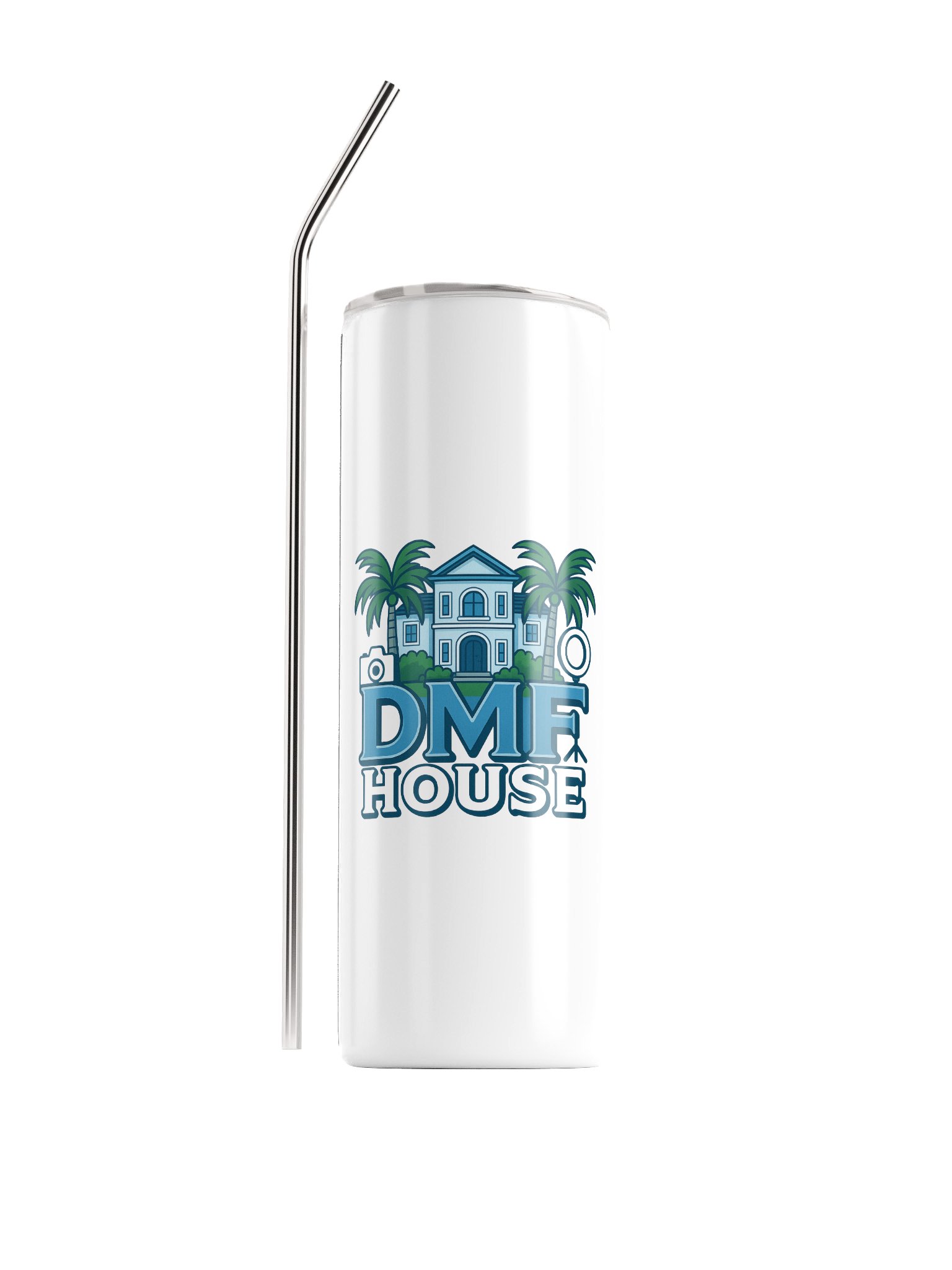 DMF House Tumbler w/Straw product image (1)