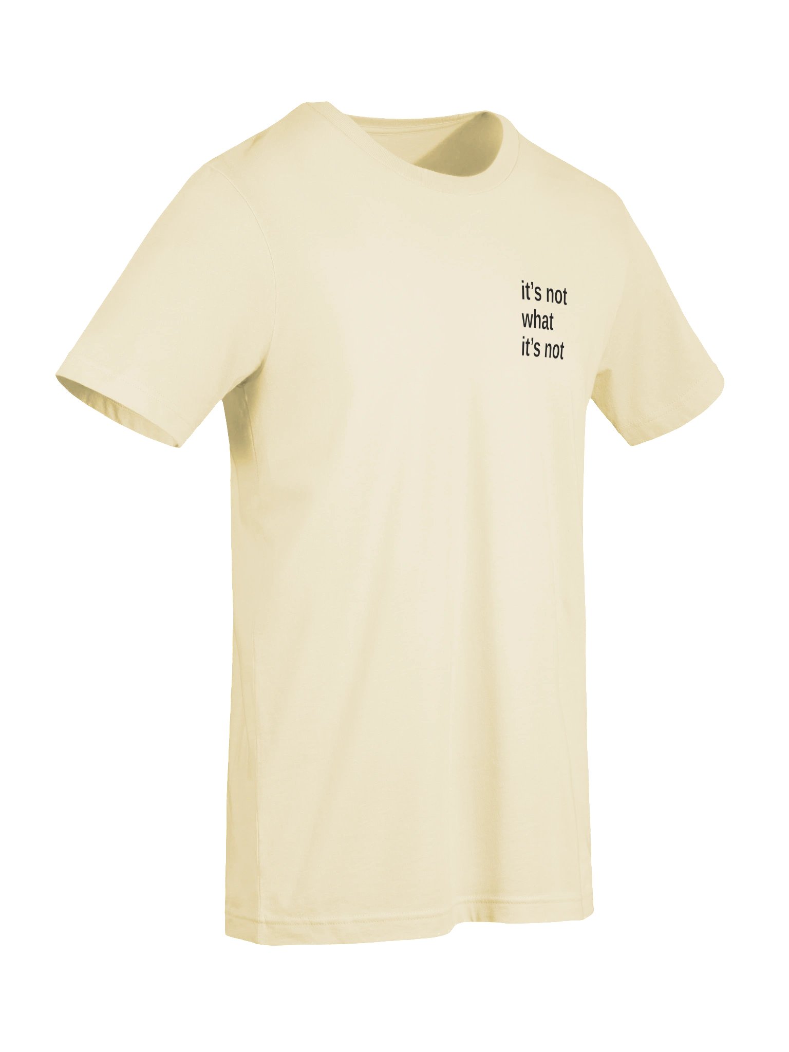 The Statement Tee — cream product image (7)