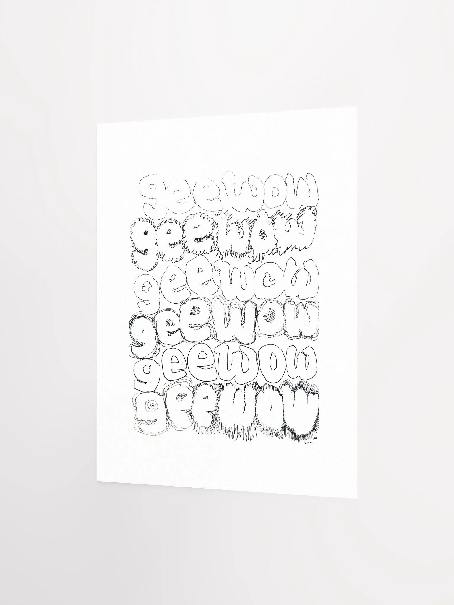 Gee Wow Print product image (3)