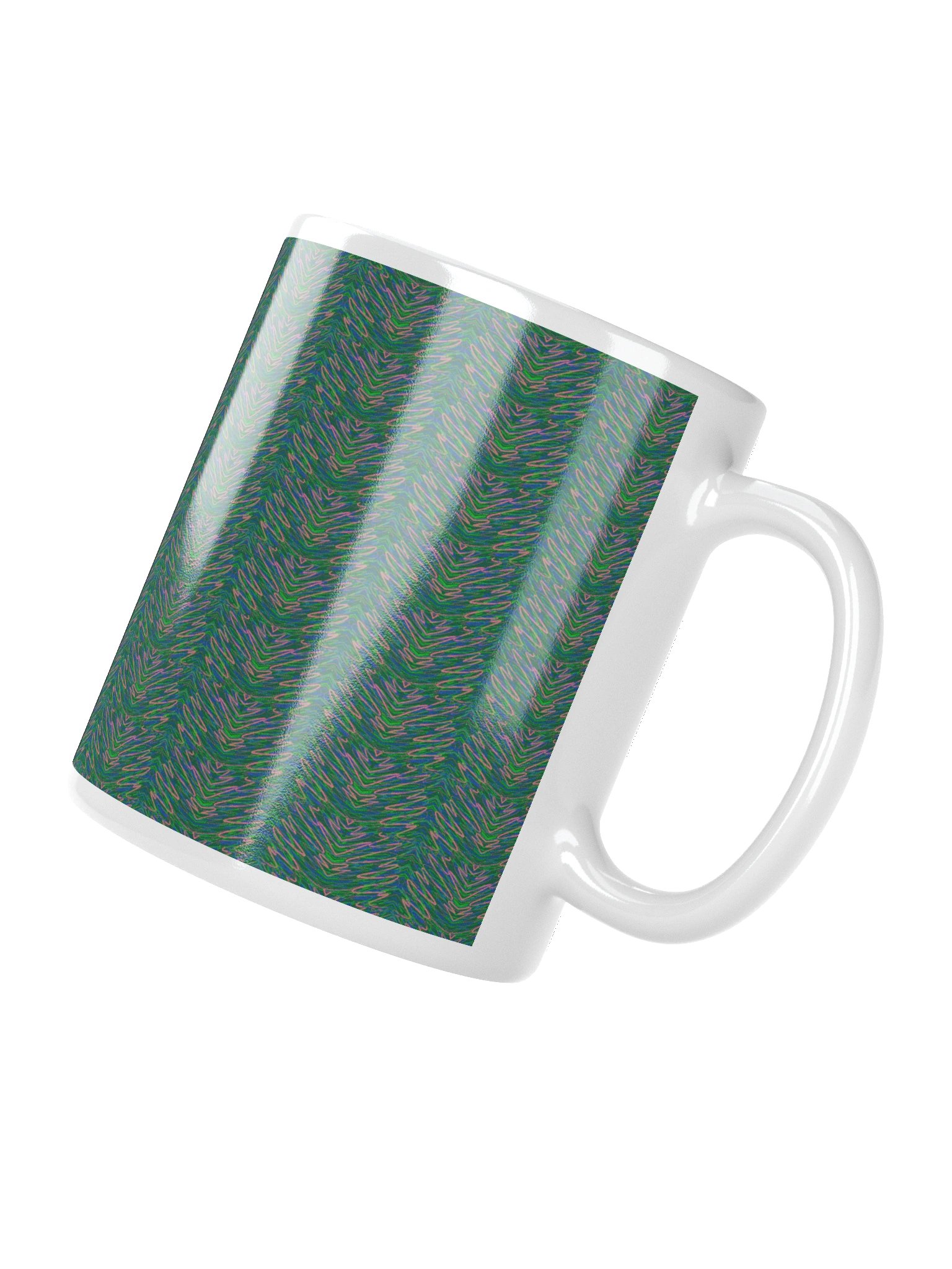 Northern Prism – White Glossy Mug product image (7)