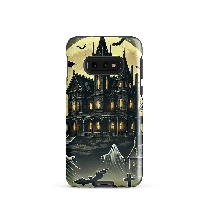 Haunted Mansion Samsung Tough Case - Gothic House with Ghosts Design product image (2)