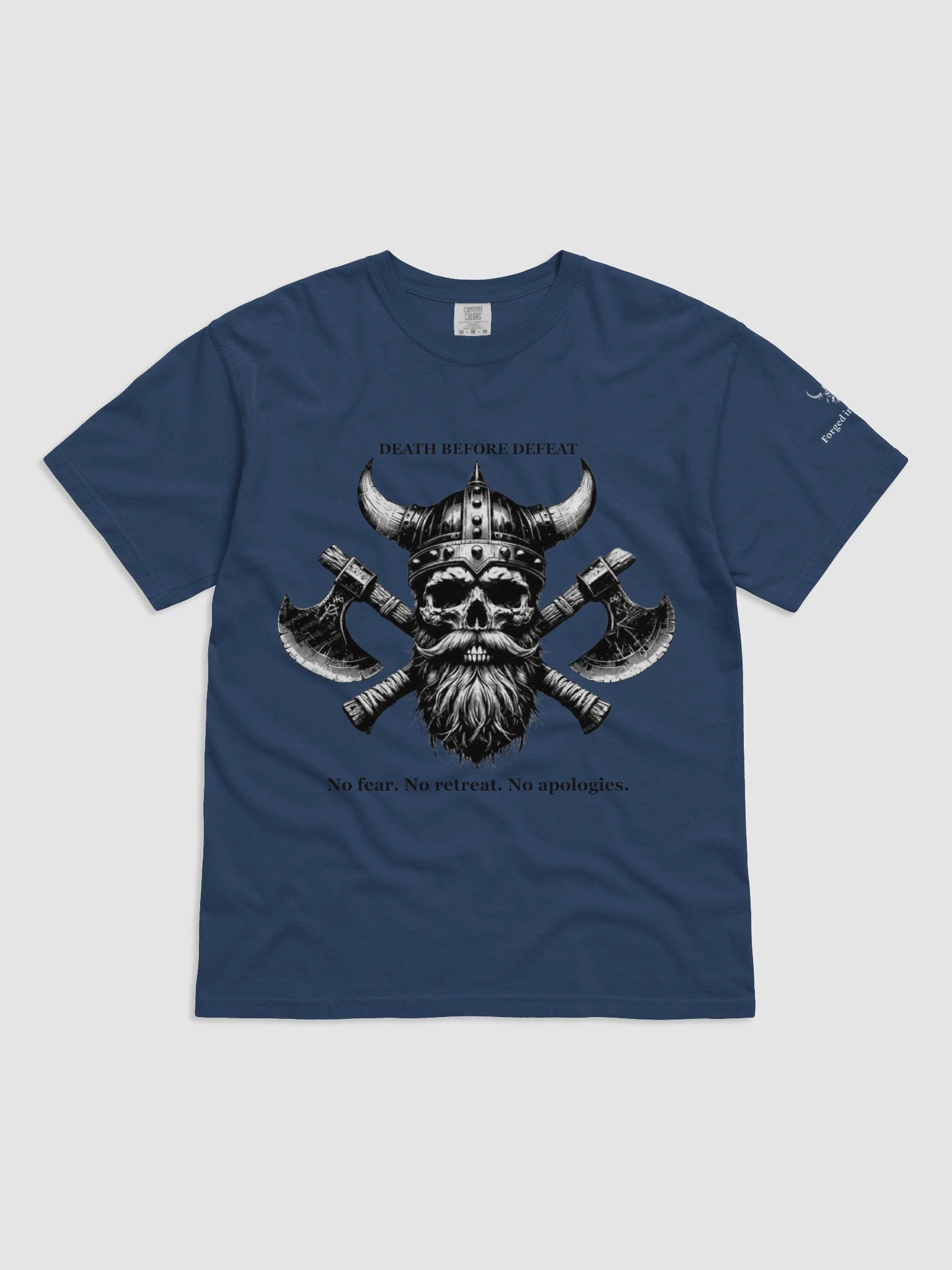 Death Before Defeat Forged In Valhalla T-Shirt product image (6)