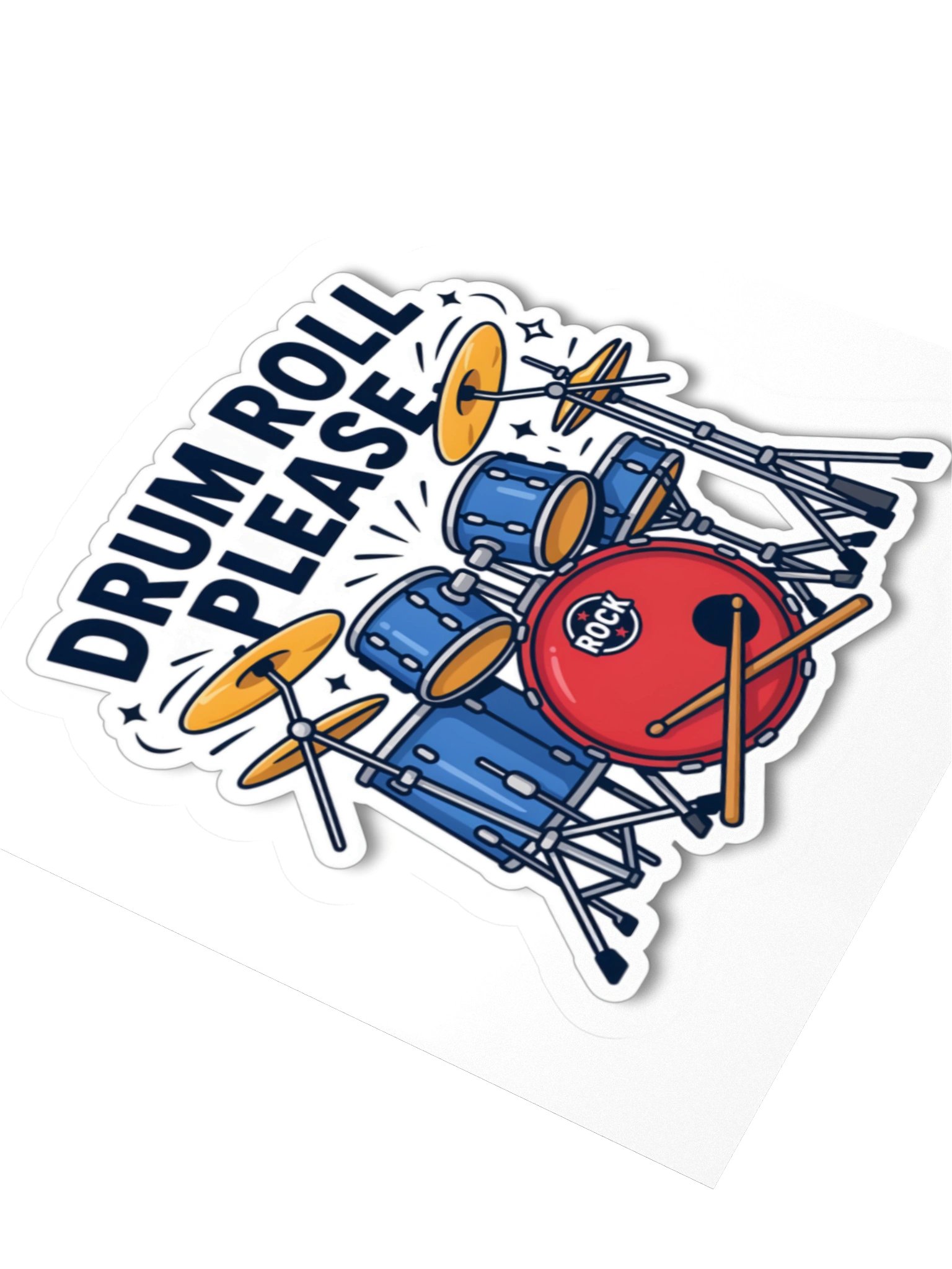 Drum Roll Please Rock Sticker product image (9)