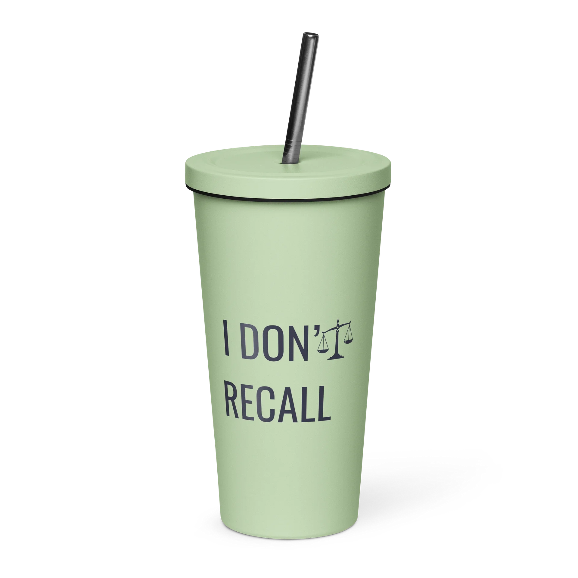 I Don’t Recall Insulated Tumbler (20 oz) — w/ Straw SPRING product image (1)