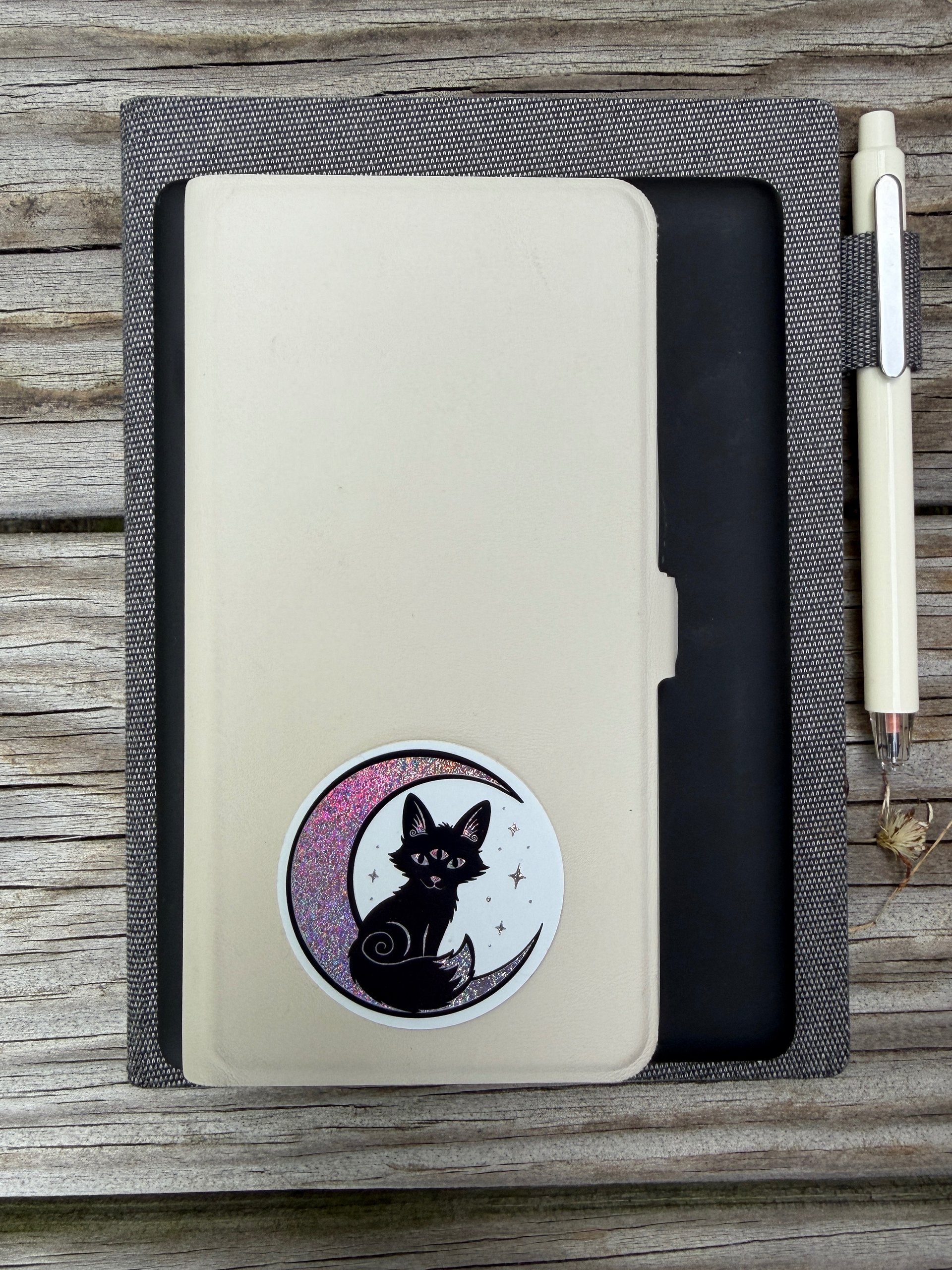 Vulpecula ~ Moon Fox Sticker product image (2)