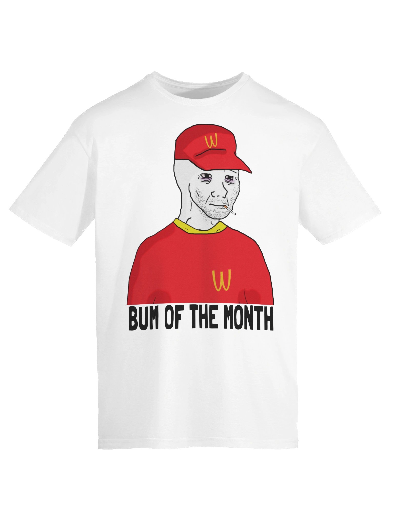 Wojak Tee - Bum of the month (WAGEDONALD) 🔥🍔 product image (9)