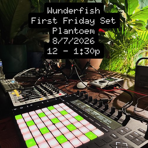 Swing by @plantoemcafe this First Friday of a chill synth set to go along with your tea. I’ll be there from noon - 1:30p.