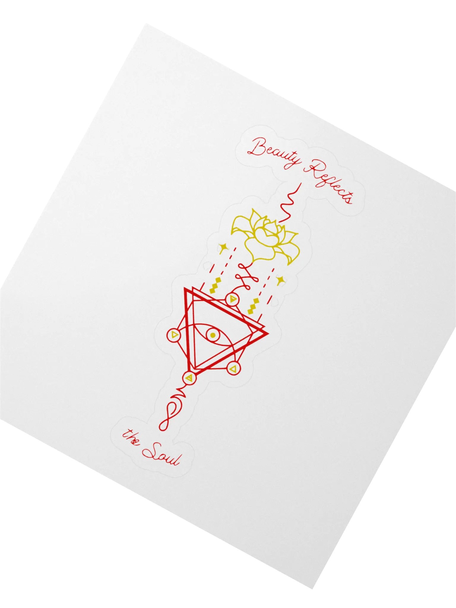 Beauty Reflects the Soul Emblem Kiss Cut Stickers product image (3)