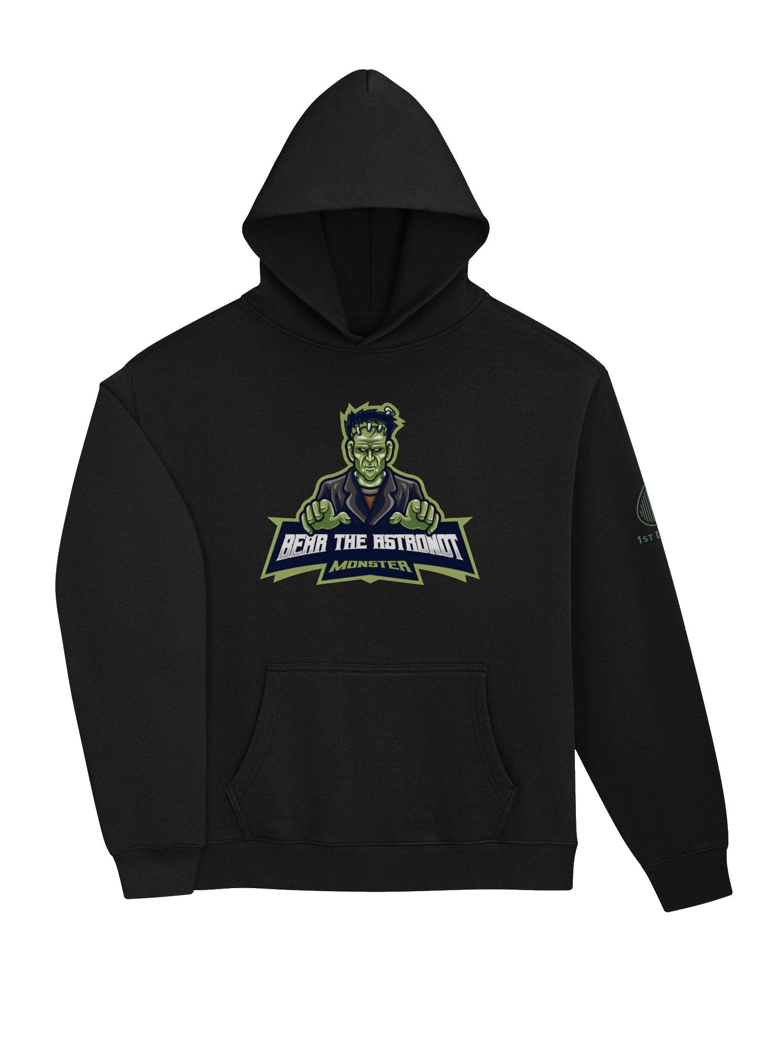 Bear the Astronot - Frankenstein Monster Unisex Hoodie product image (3)