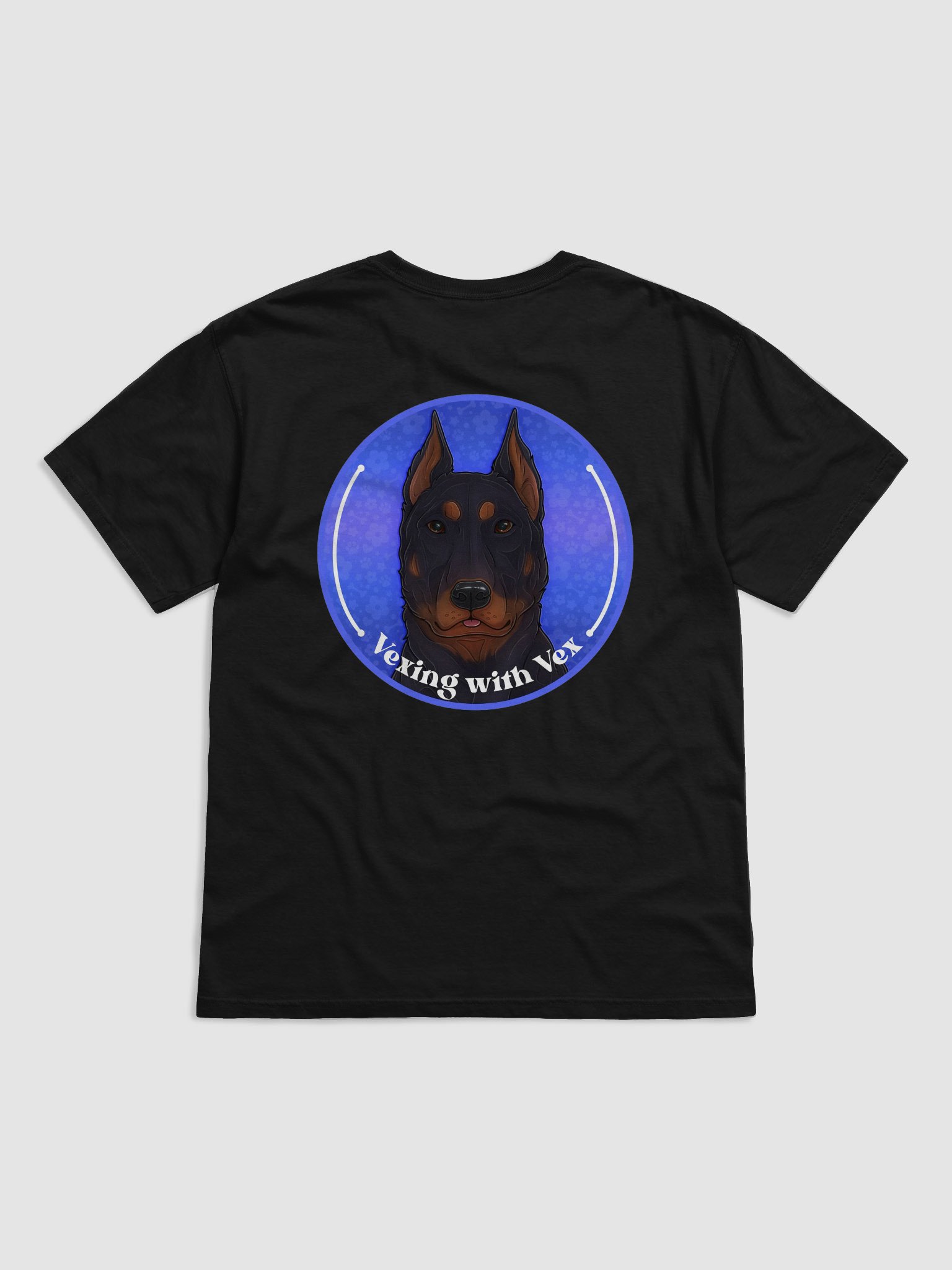 Vexing With Vex Logo Tee - Blue Static product image (1)