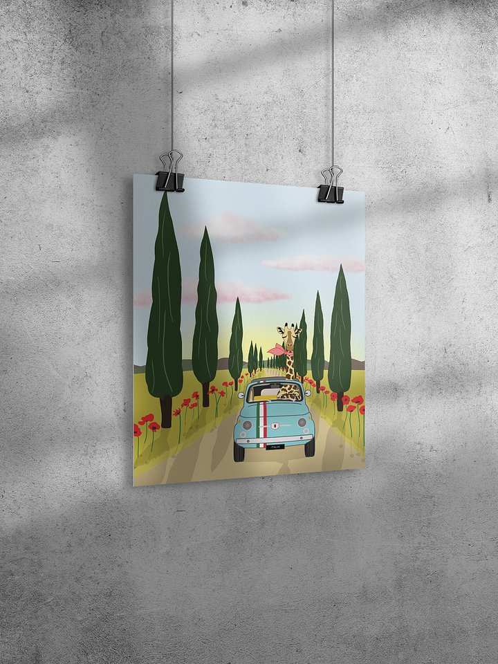 Driving Through Tuscany - Poster product image (1)