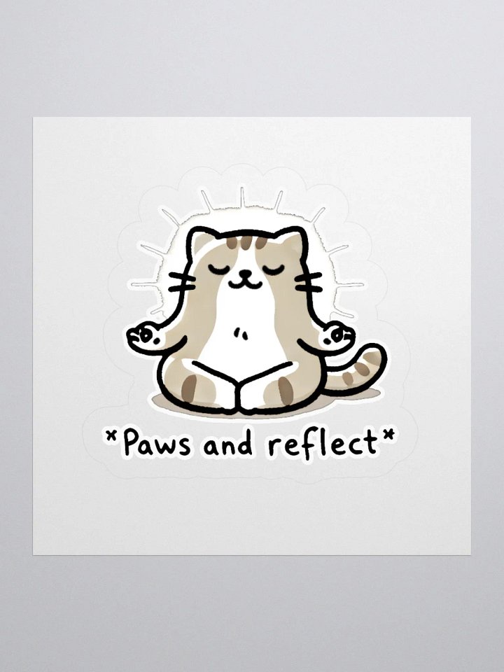 Paws and Reflect Sticker product image (1)
