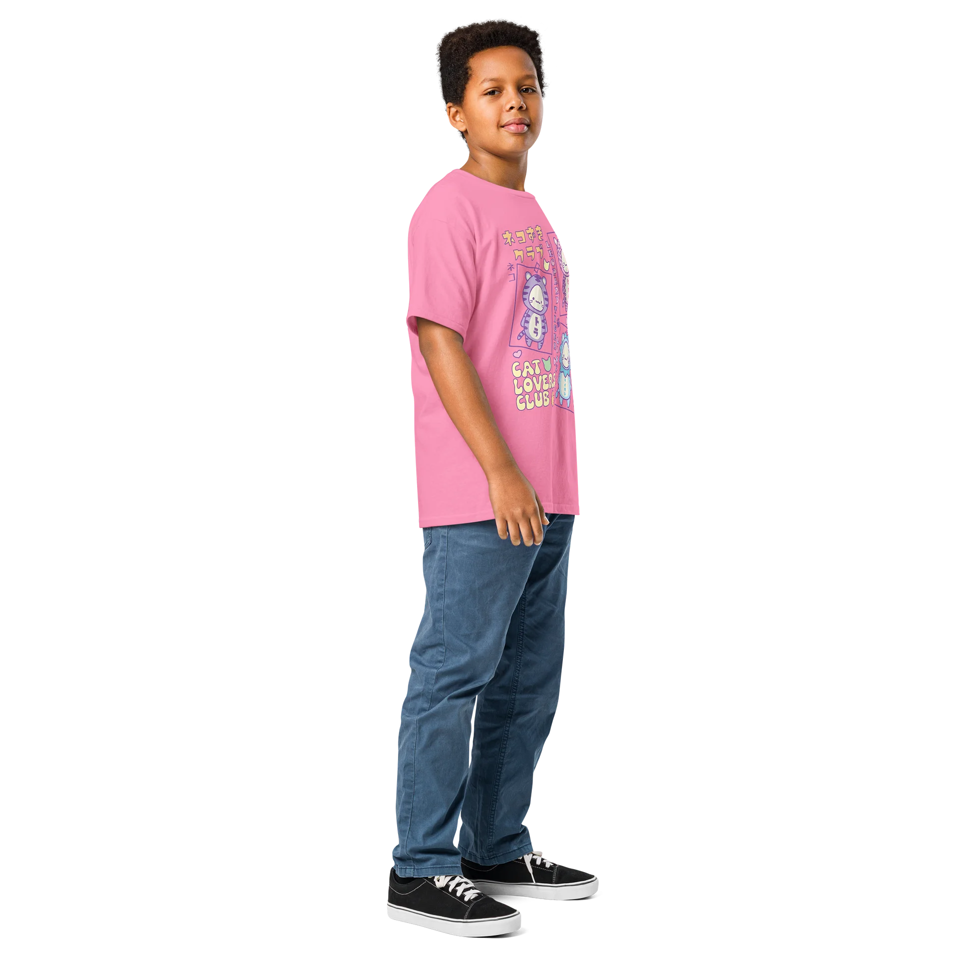 CAT LOVERS CLUB 1- Unisex Youth Heavyweight T-shirt product image (24)