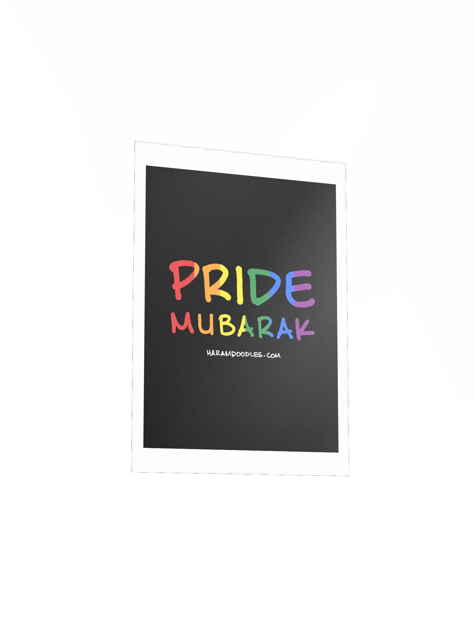 Rainbow Pride Mubarak Poster product image (3)