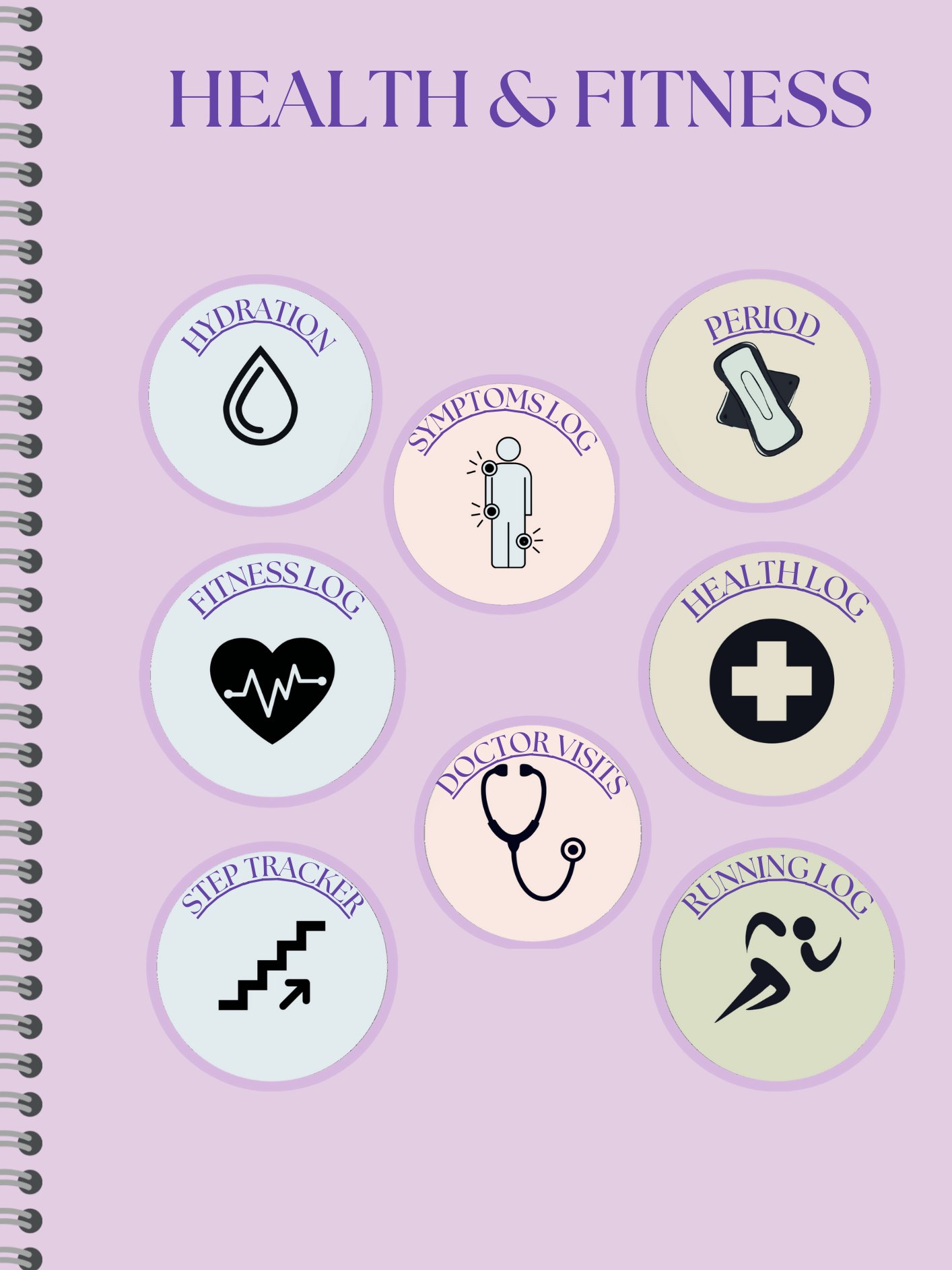 Detailed Undated Planner - Blue product image (4)