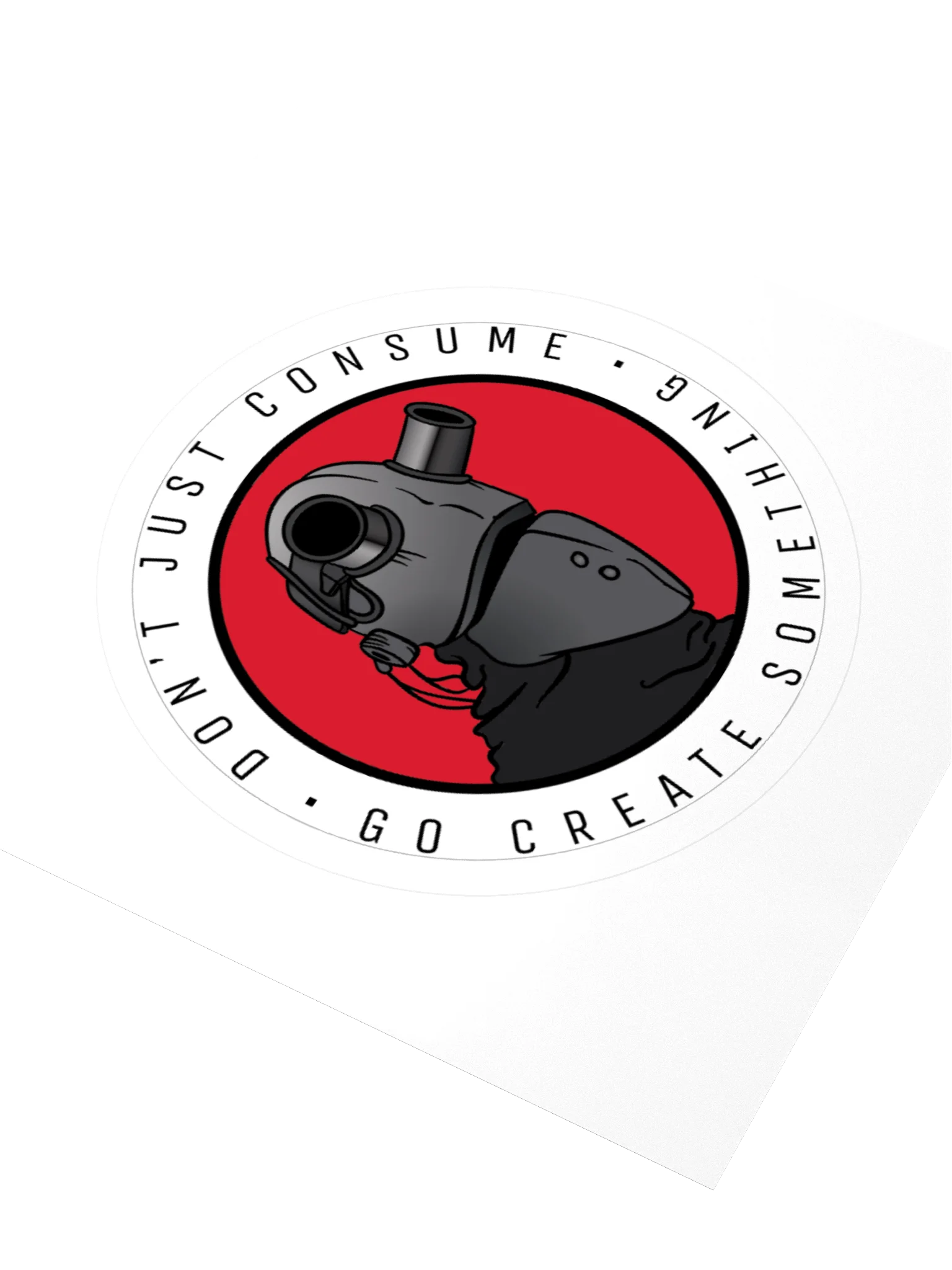 Sticker - Don't just consume, go create something. product image (3)
