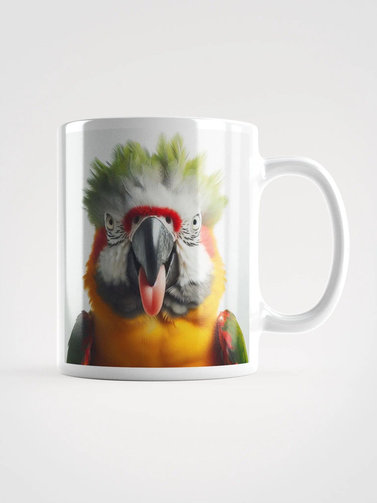 Rude Parrot #Humorous Mug - White product image (1)