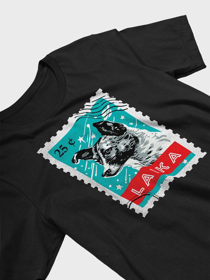 Laika, First space dog, Soviet vintage space — Unisex t-shirt, space t-shirt product image (1)