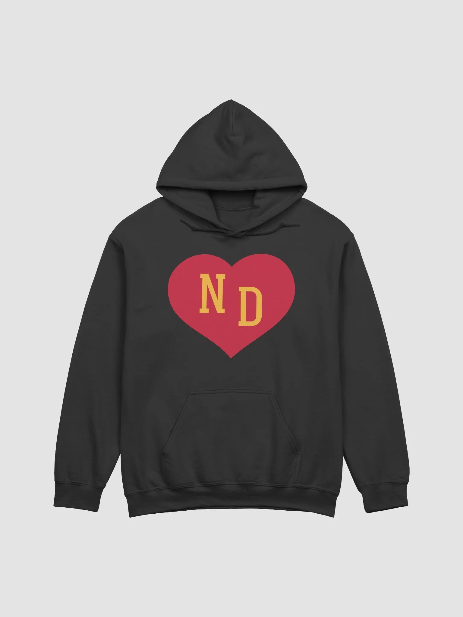 ND Heart Red Unisex Hoodie product image (2)