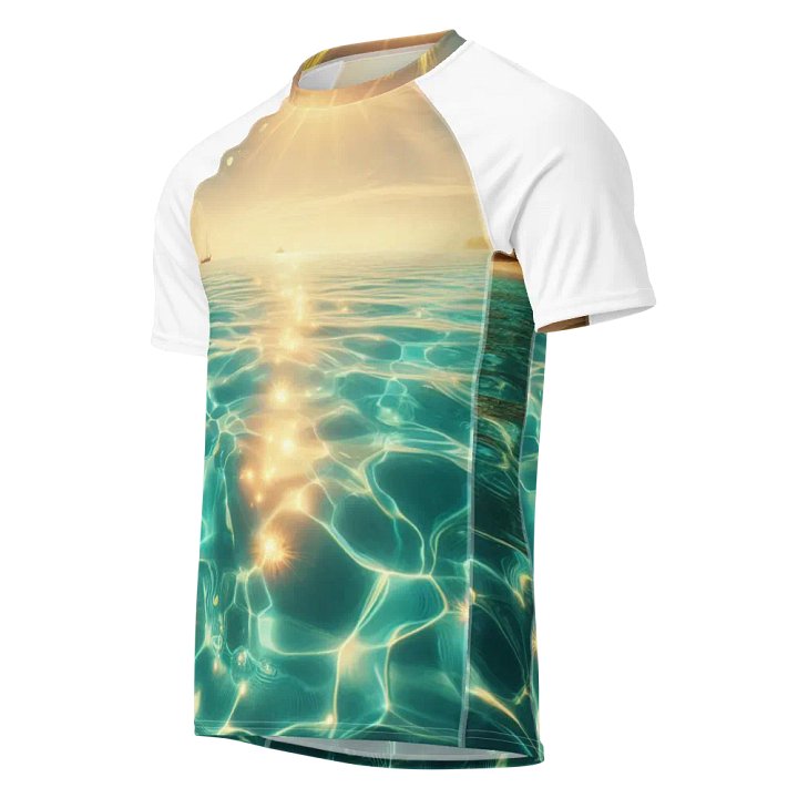 Tropical Sunset Men's Rash Guard |Ai Design product image (1)