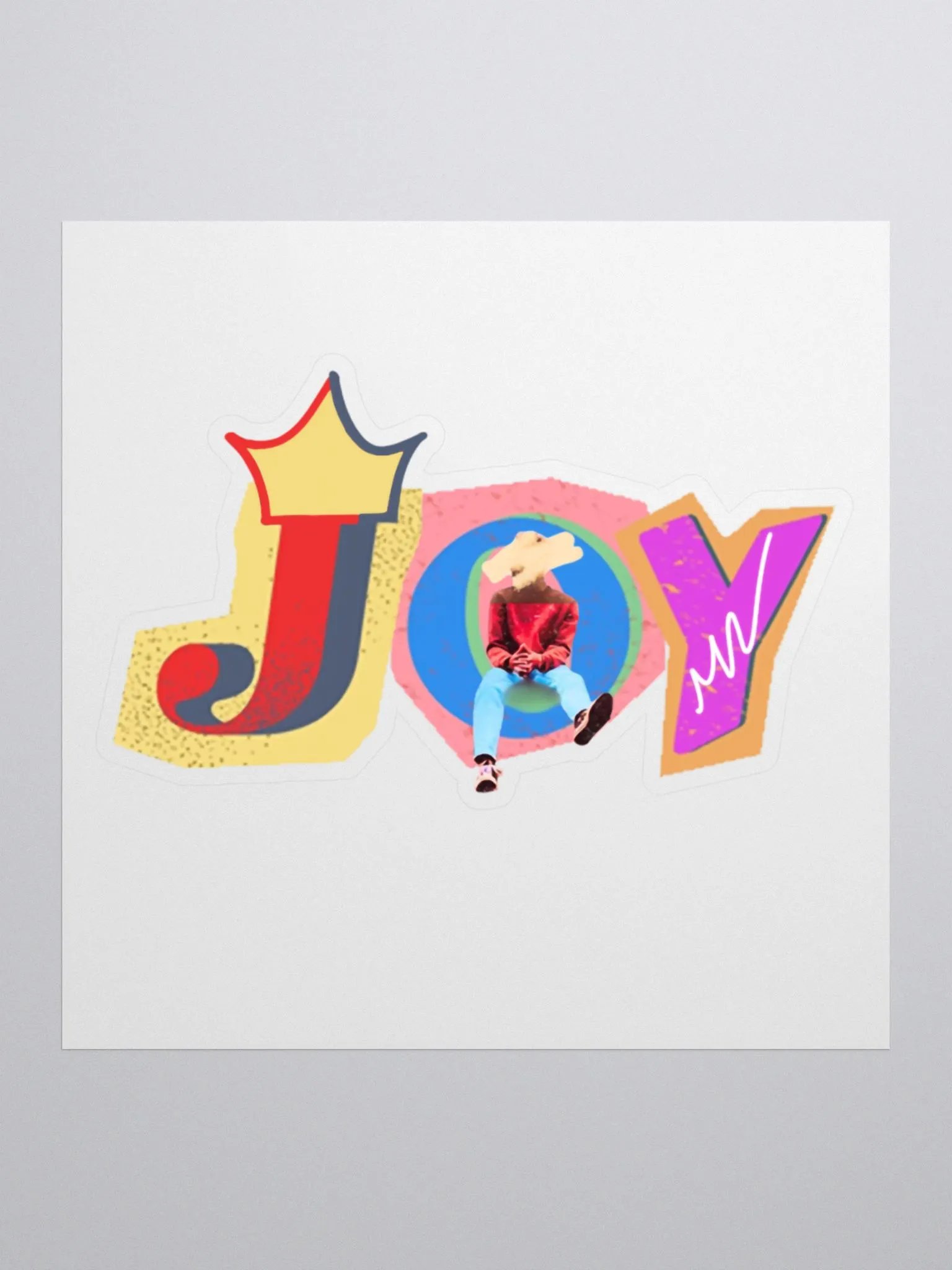 JOY Full Color Kiss Cut Stickers product image (1)