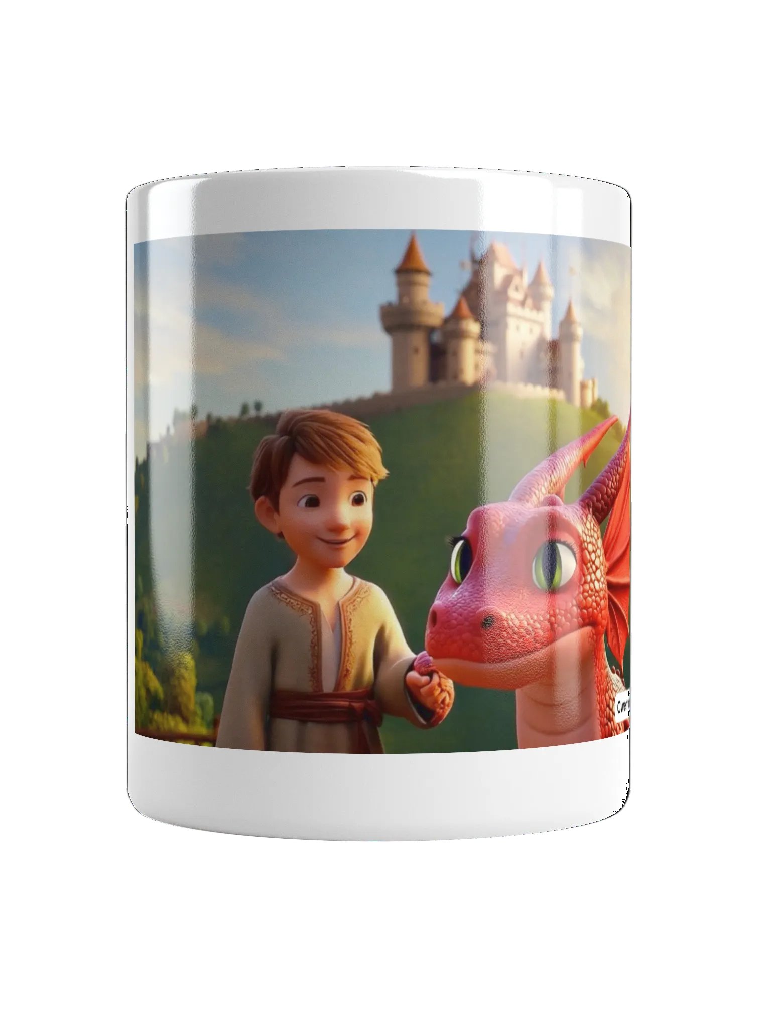 Emberpuff & Cwentun - Dragon Wisdom Fan Mug product image (1)