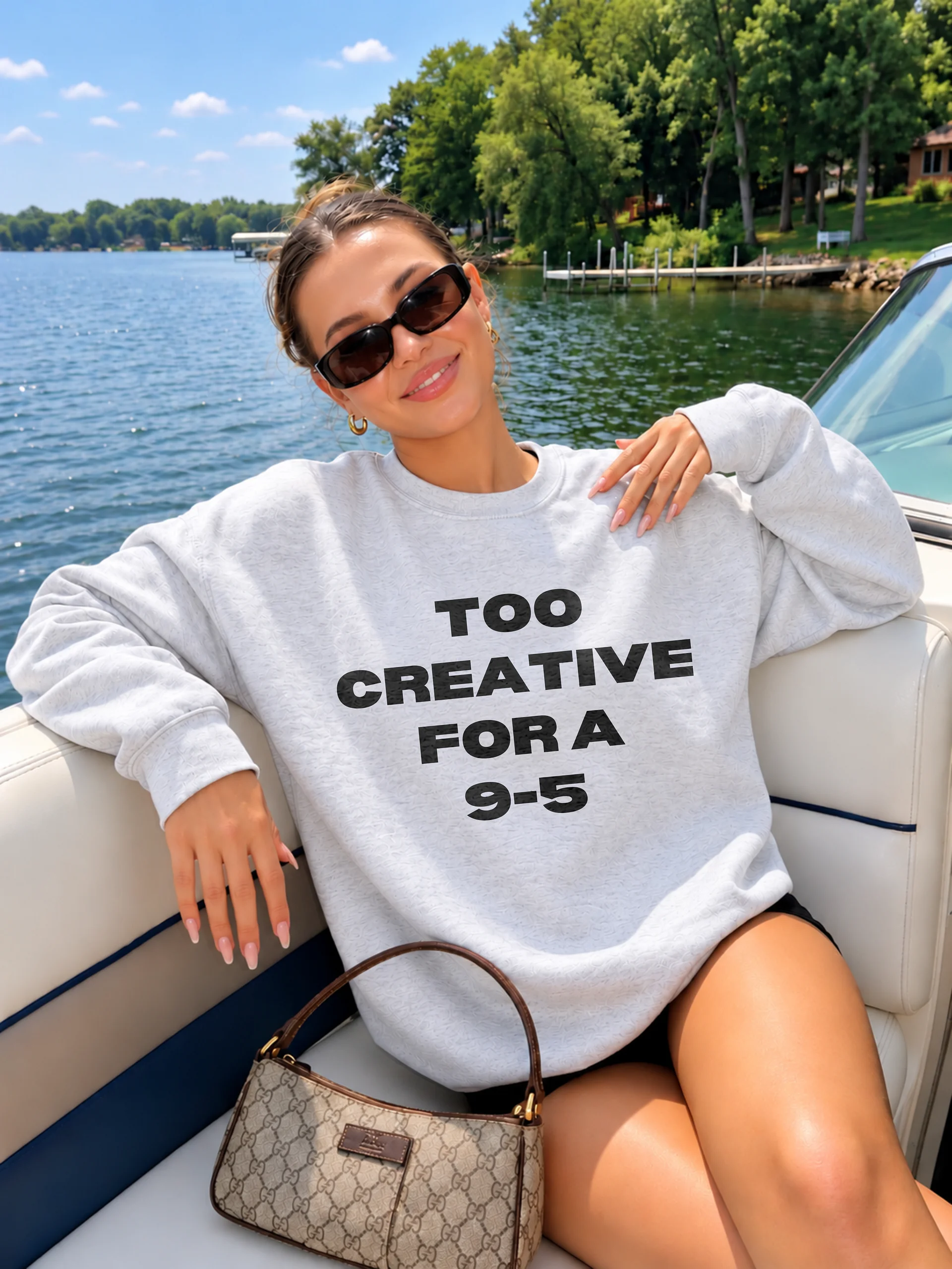 Too Creative For A 9-5 Sweatshirt product image (1)
