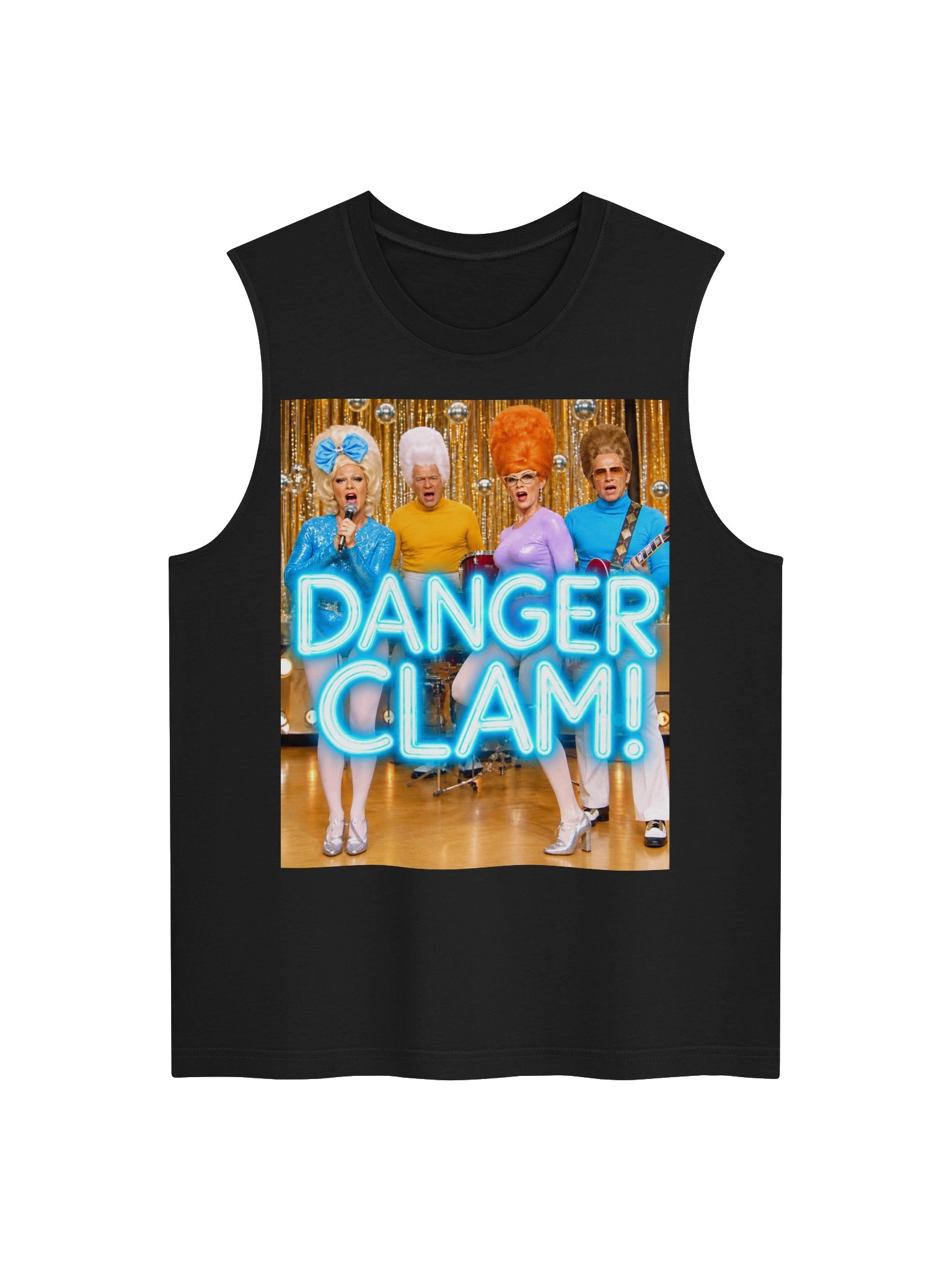 DANGER CLAM! | The Official Retro Flux TV Muscle Tank | Bella+Canvas product image (2)