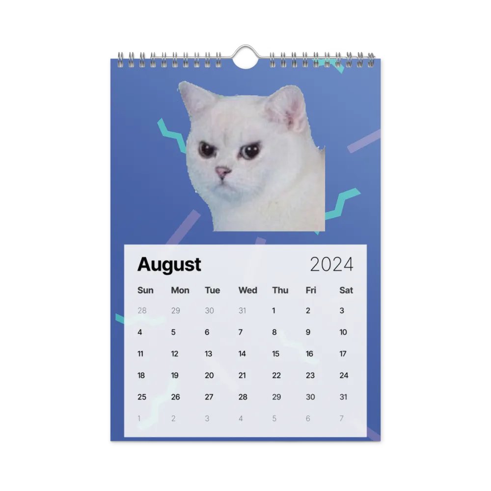 Wall Calendar (2024): Meme Cats product image (4)
