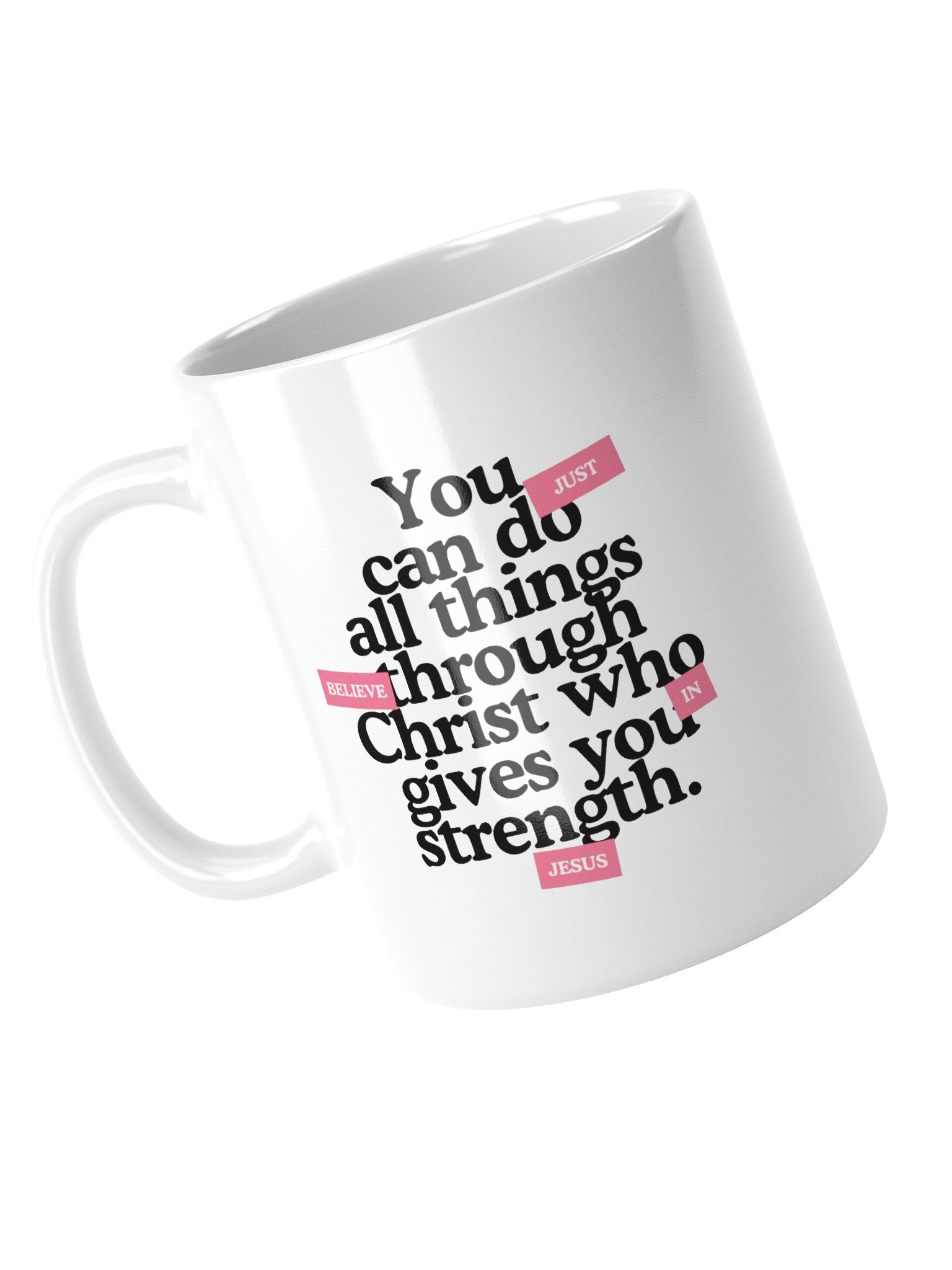 Christ Gives Me Strength Mug product image (4)