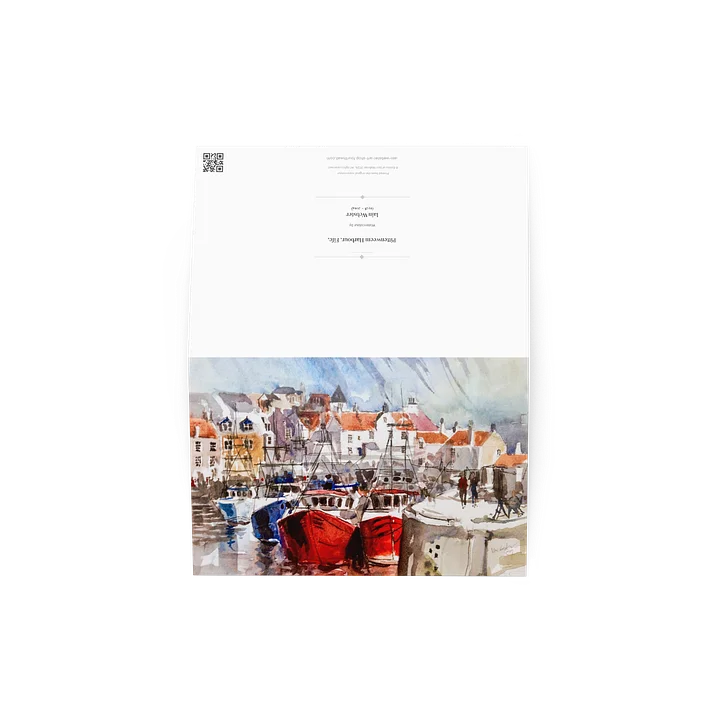 Pittenweem Harbour, Fife (watercolour) product image (3)
