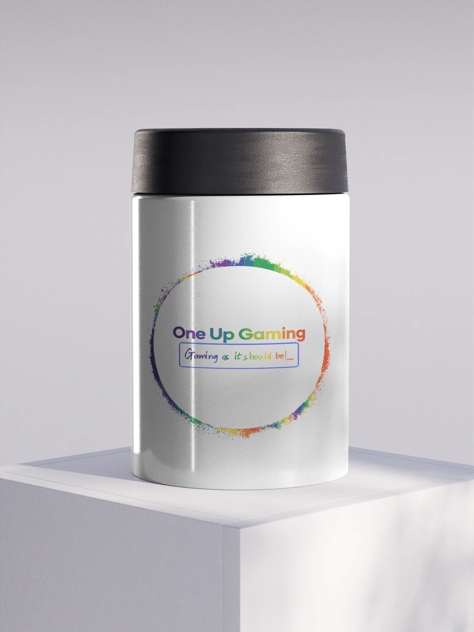 OUG Rainbow Logo Stainless Steel Koozie product image (2)
