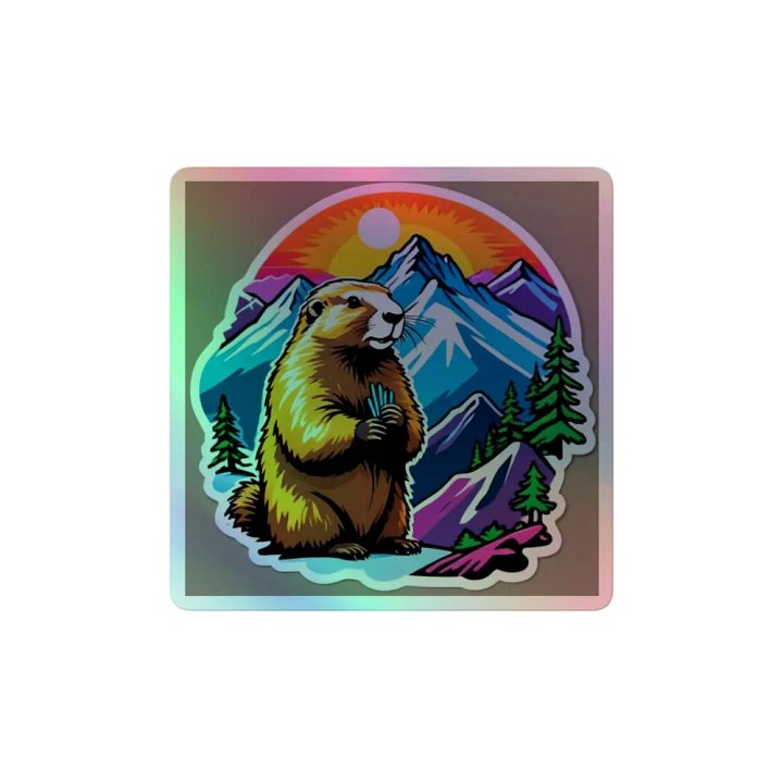 Marmot eating food product image (2)