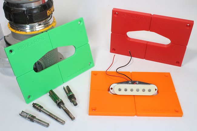 Guitar Pickup Routing Templates (3D Print Files)