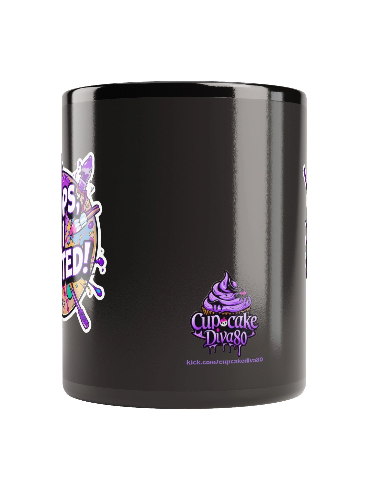 Oops, I arted black mug product image (10)