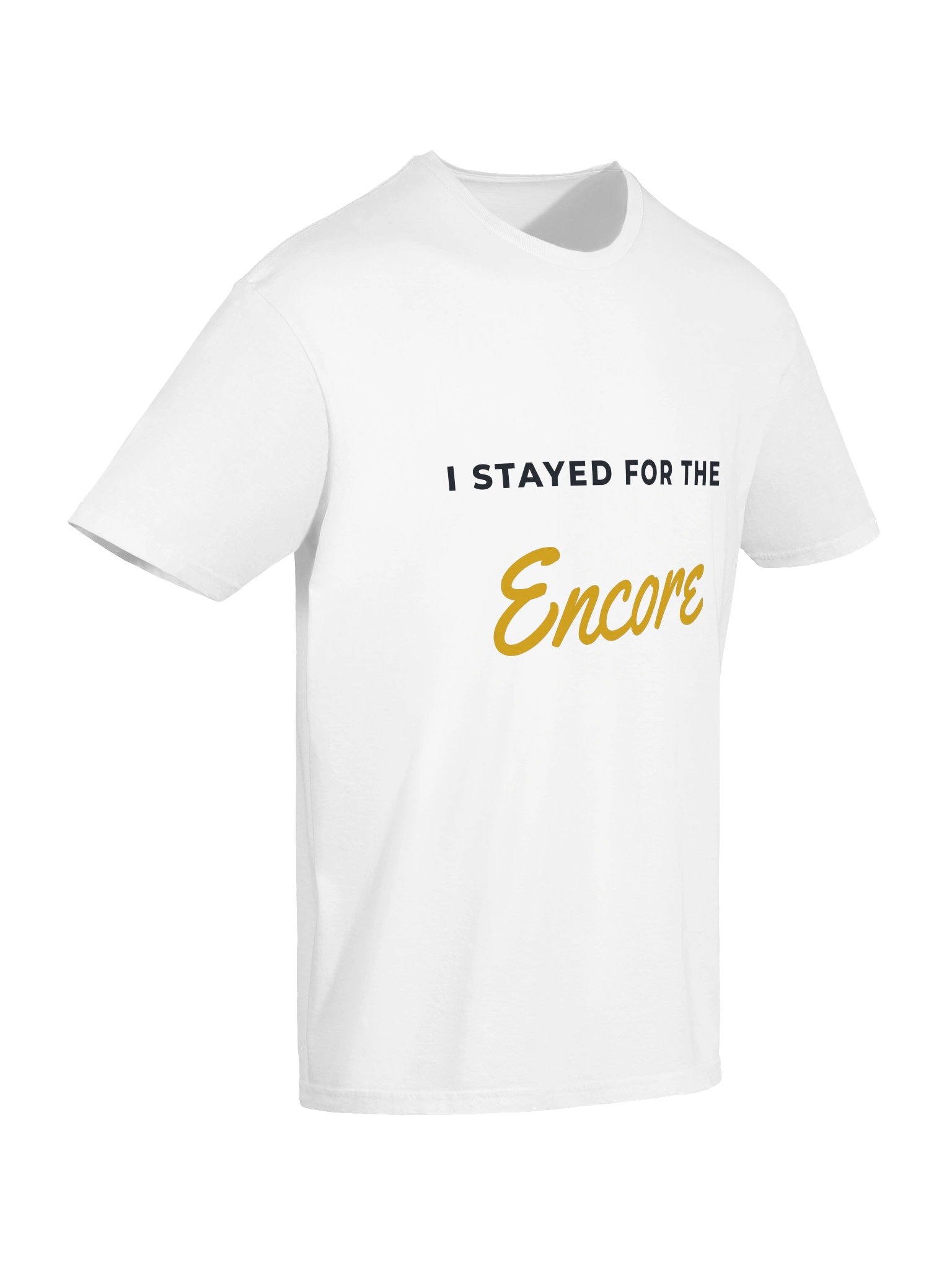 I Stayed for the Encore Tee (Brush, White) product image (6)