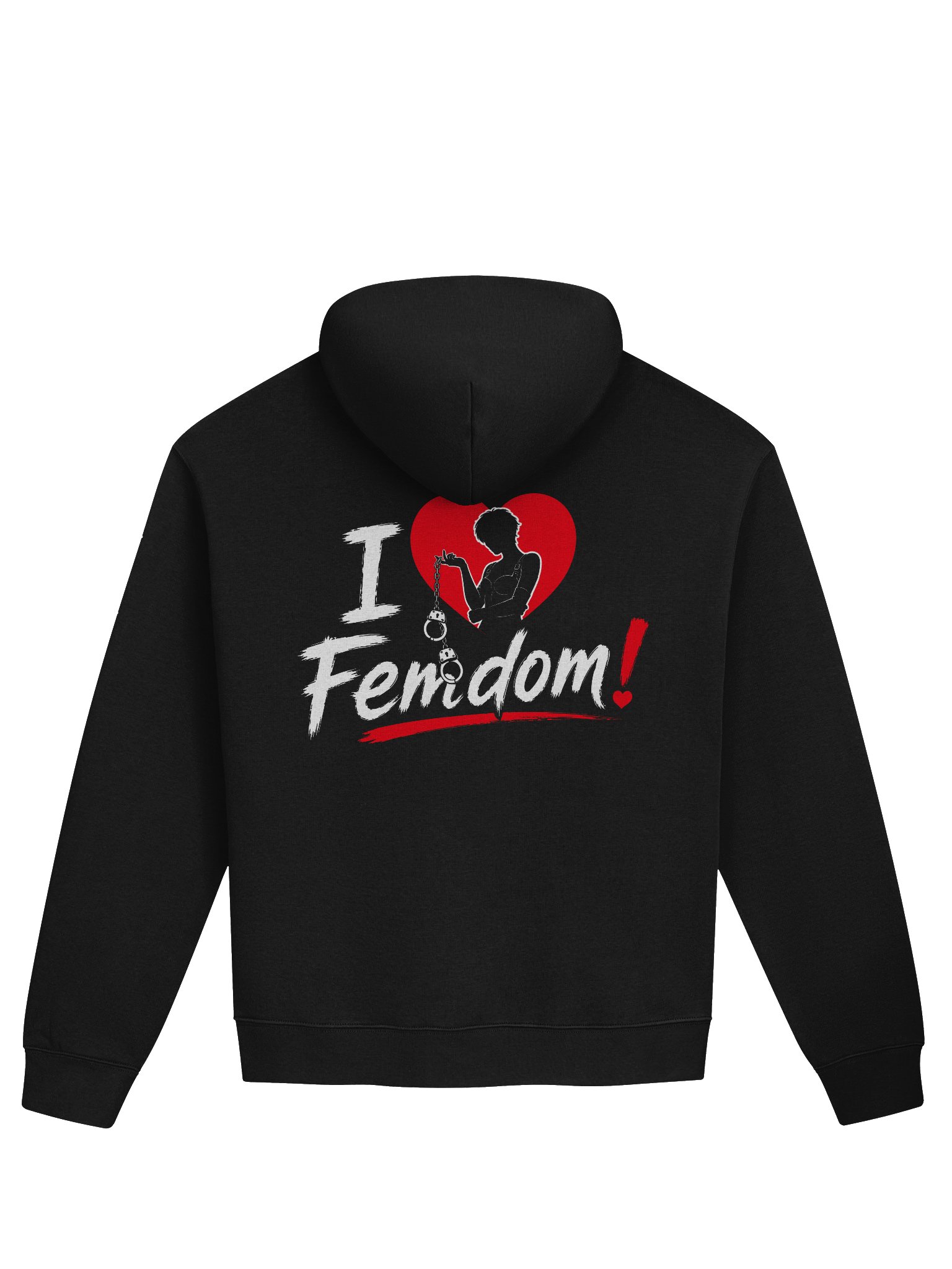 I Love Femdom! – Gothic Streetwear Hoodie product image (2)